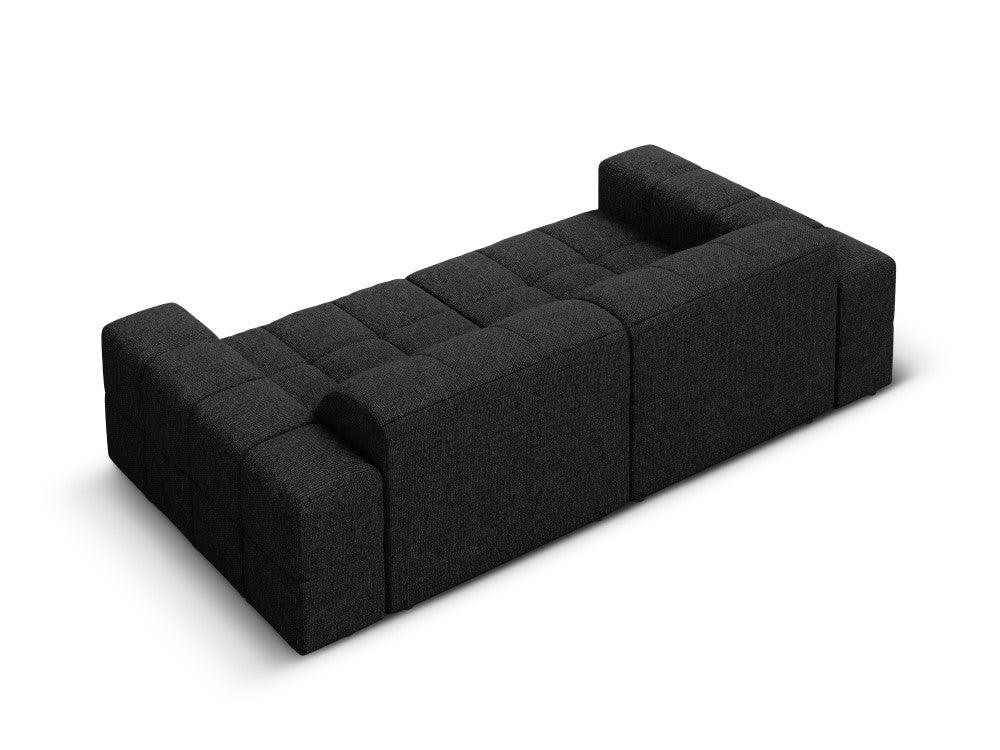 Sofa 3-osobowa CHICAGO czarny szenil - Image 4