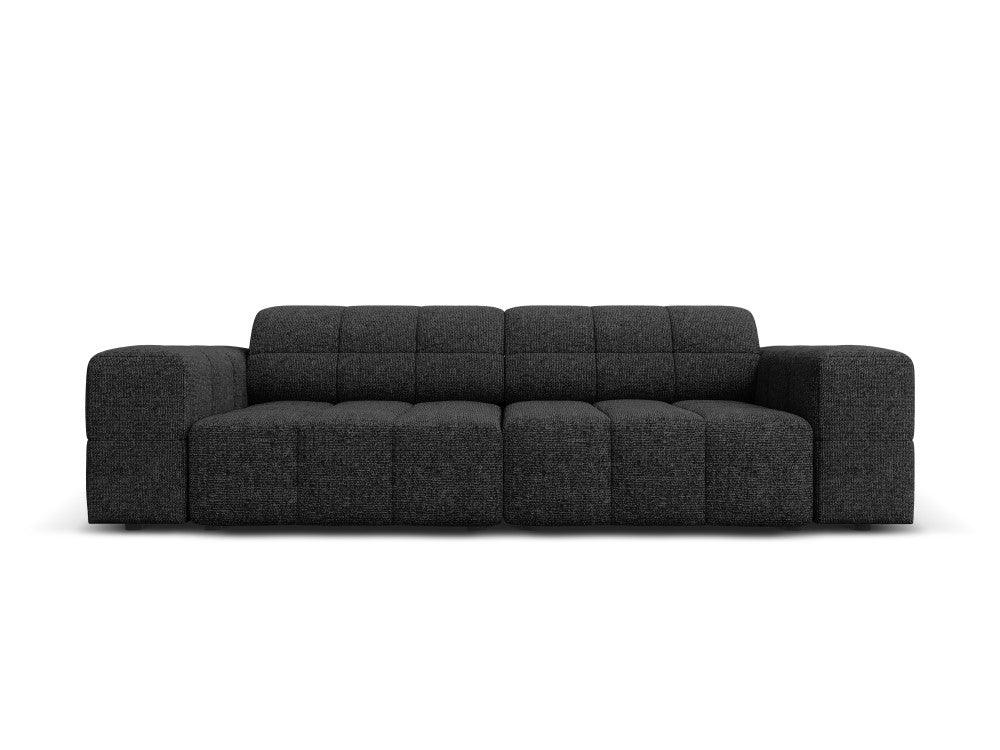 Sofa 3-osobowa CHICAGO czarny szenil - Image 9