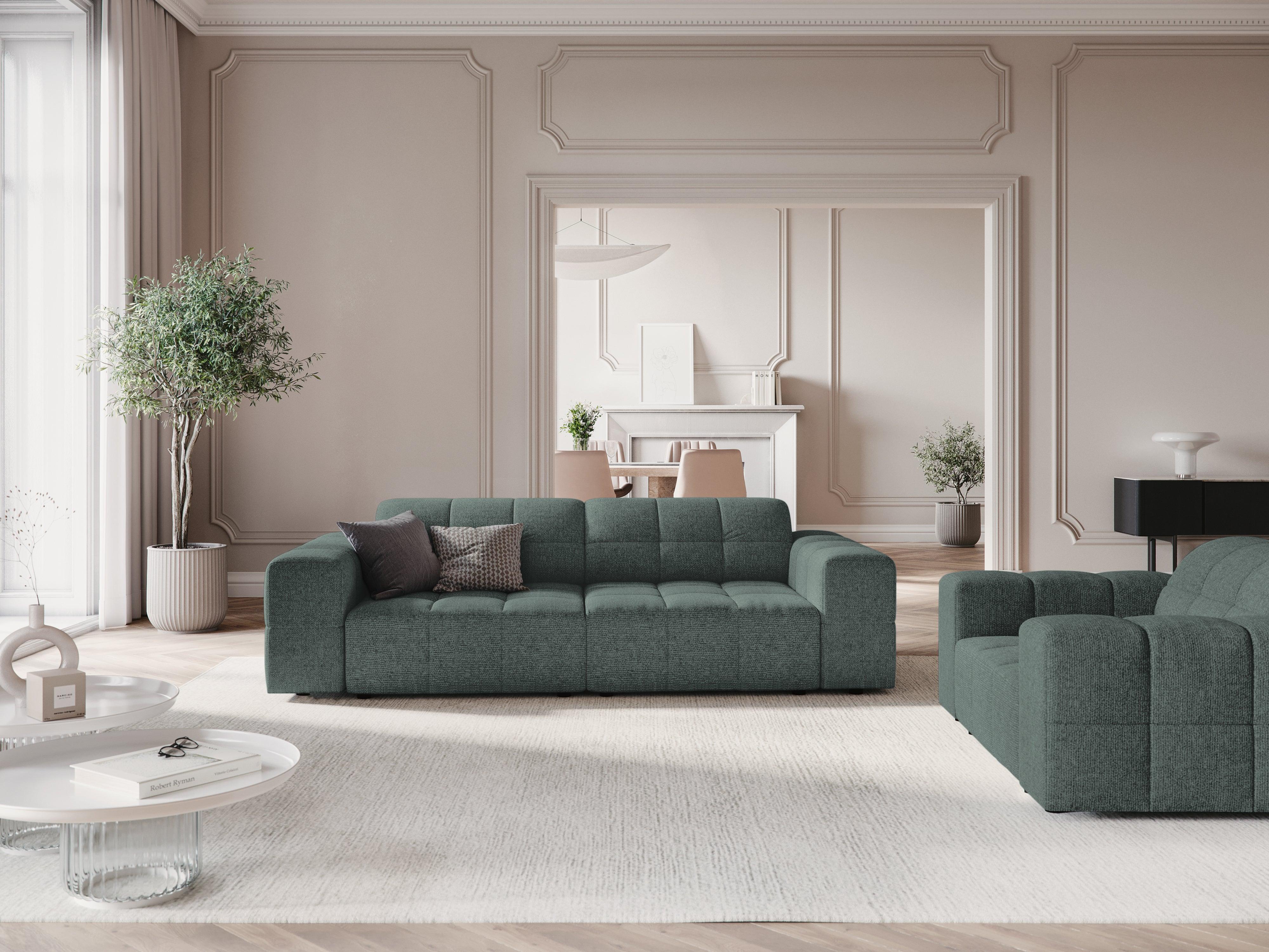 Sofa 3-osobowa CHICAGO petrol szenil - Image 2