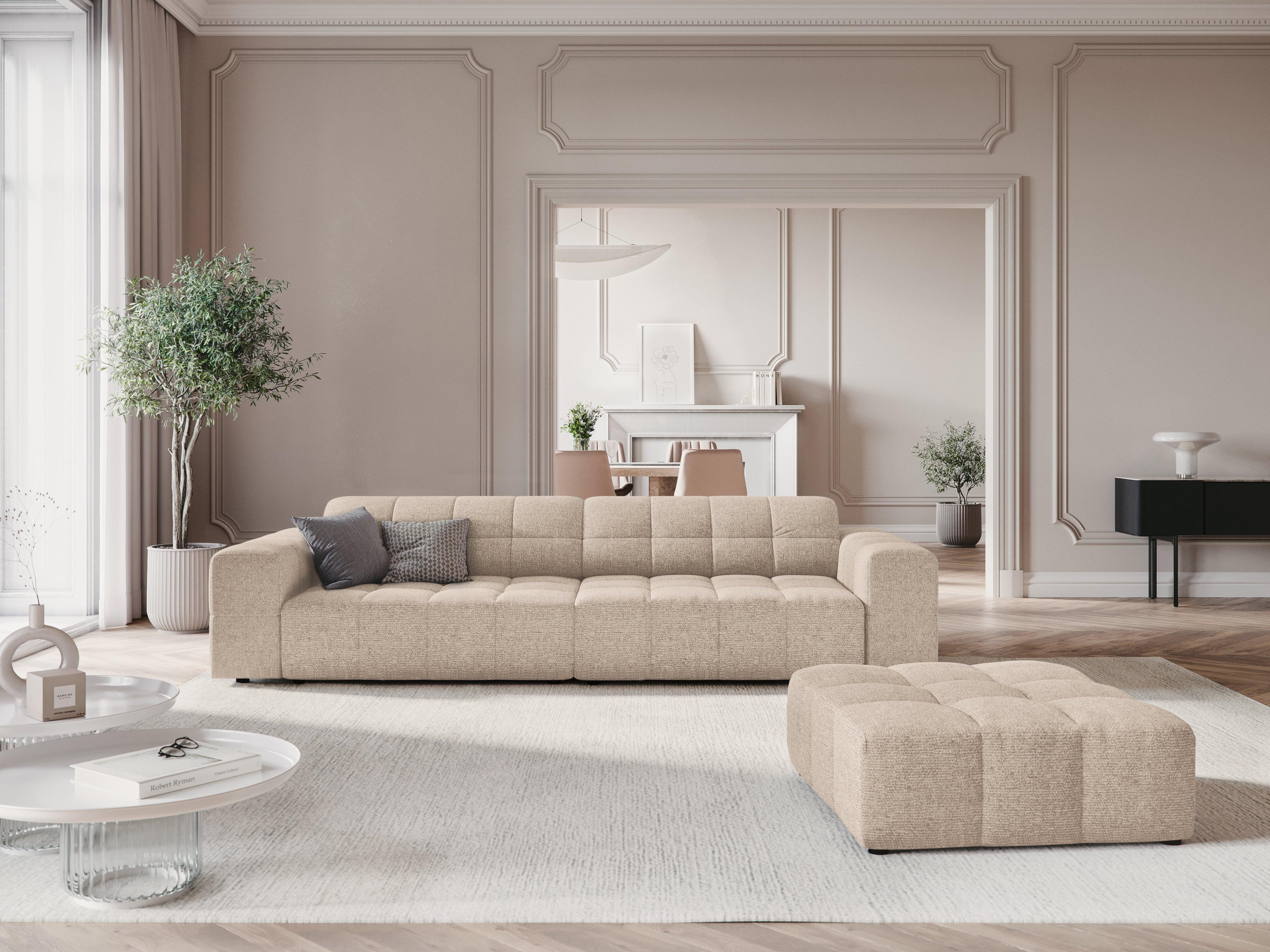 Sofa 4-osobowa CHICAGO beżowy szenil - Image 2