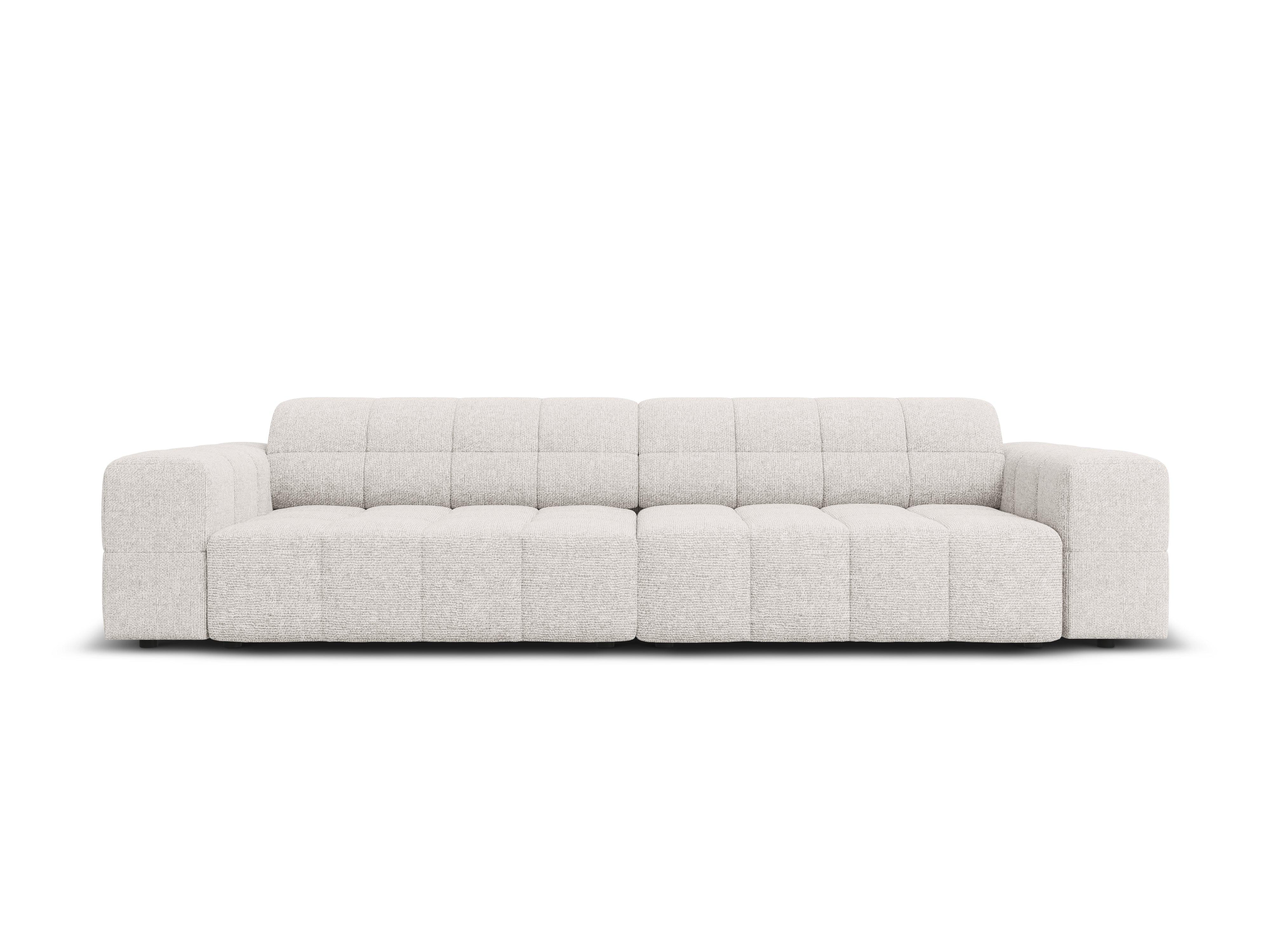 Sofa 4-osobowa CHICAGO jasnoszary szenil - Image 3