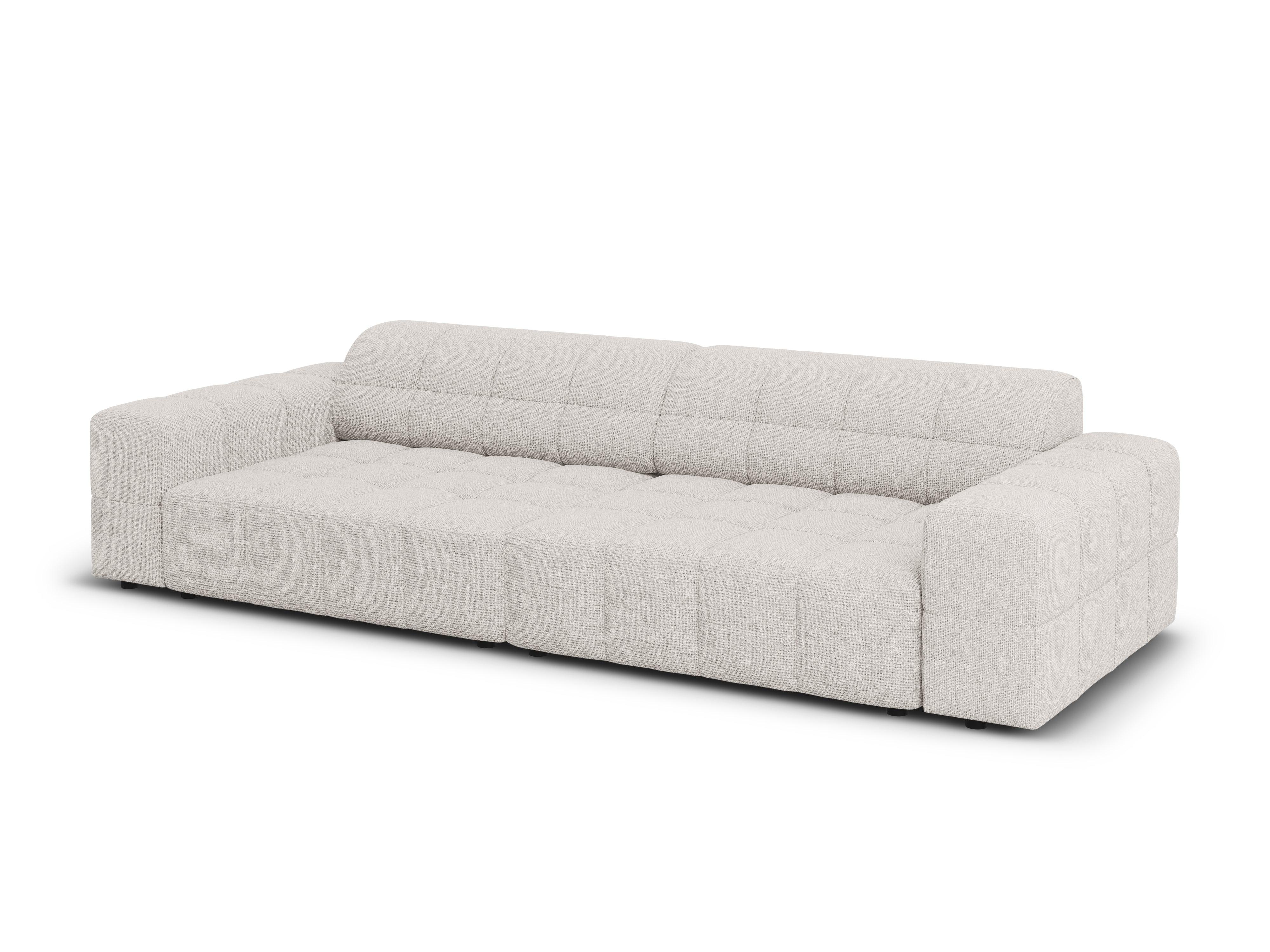 Sofa 4-osobowa CHICAGO jasnoszary szenil - Image 4