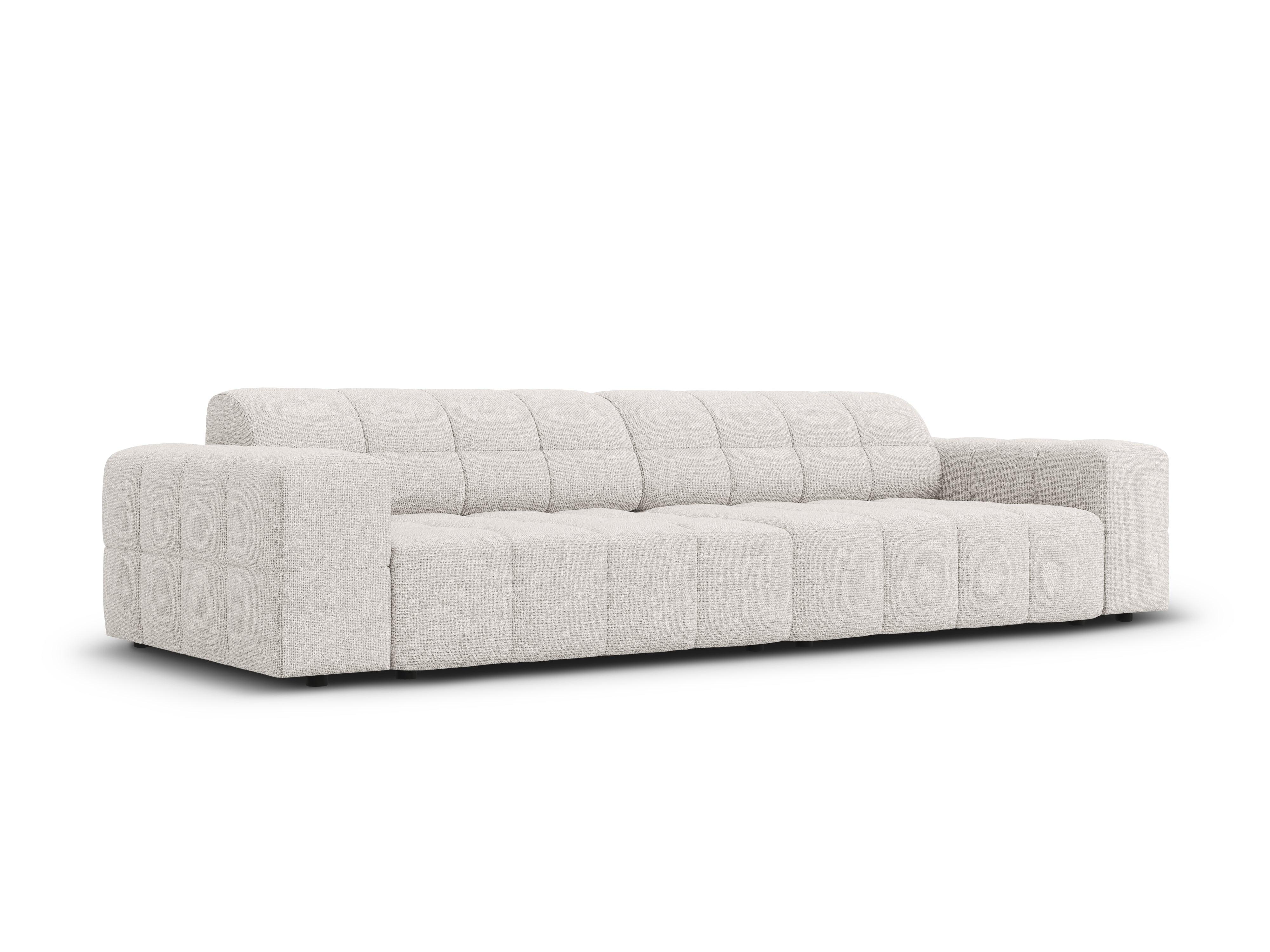 Sofa 4-osobowa CHICAGO jasnoszary szenil - Image 7
