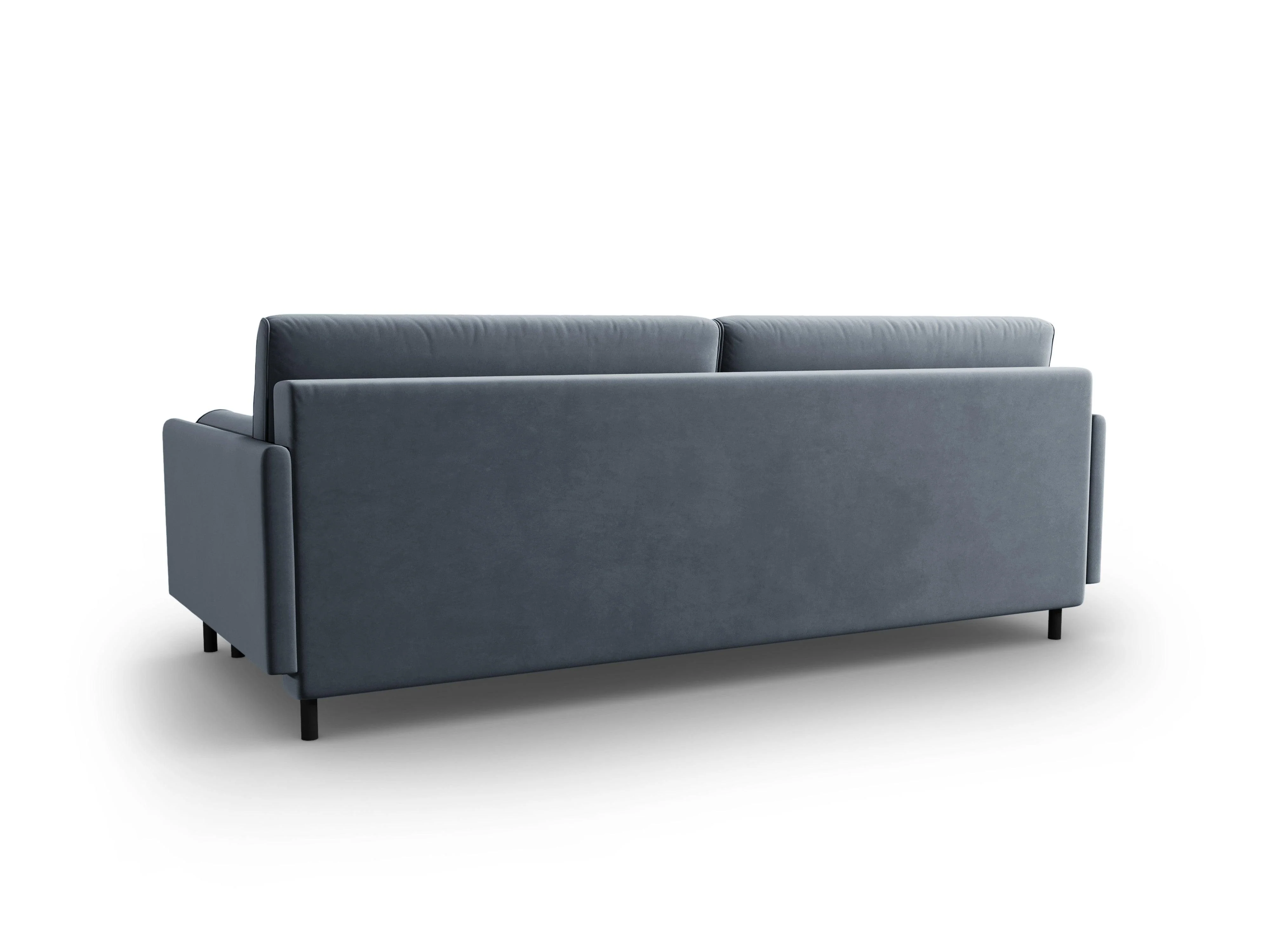 Sofa aksamitna z funkcją spania SCOTT jasnoniebieski - Image 3