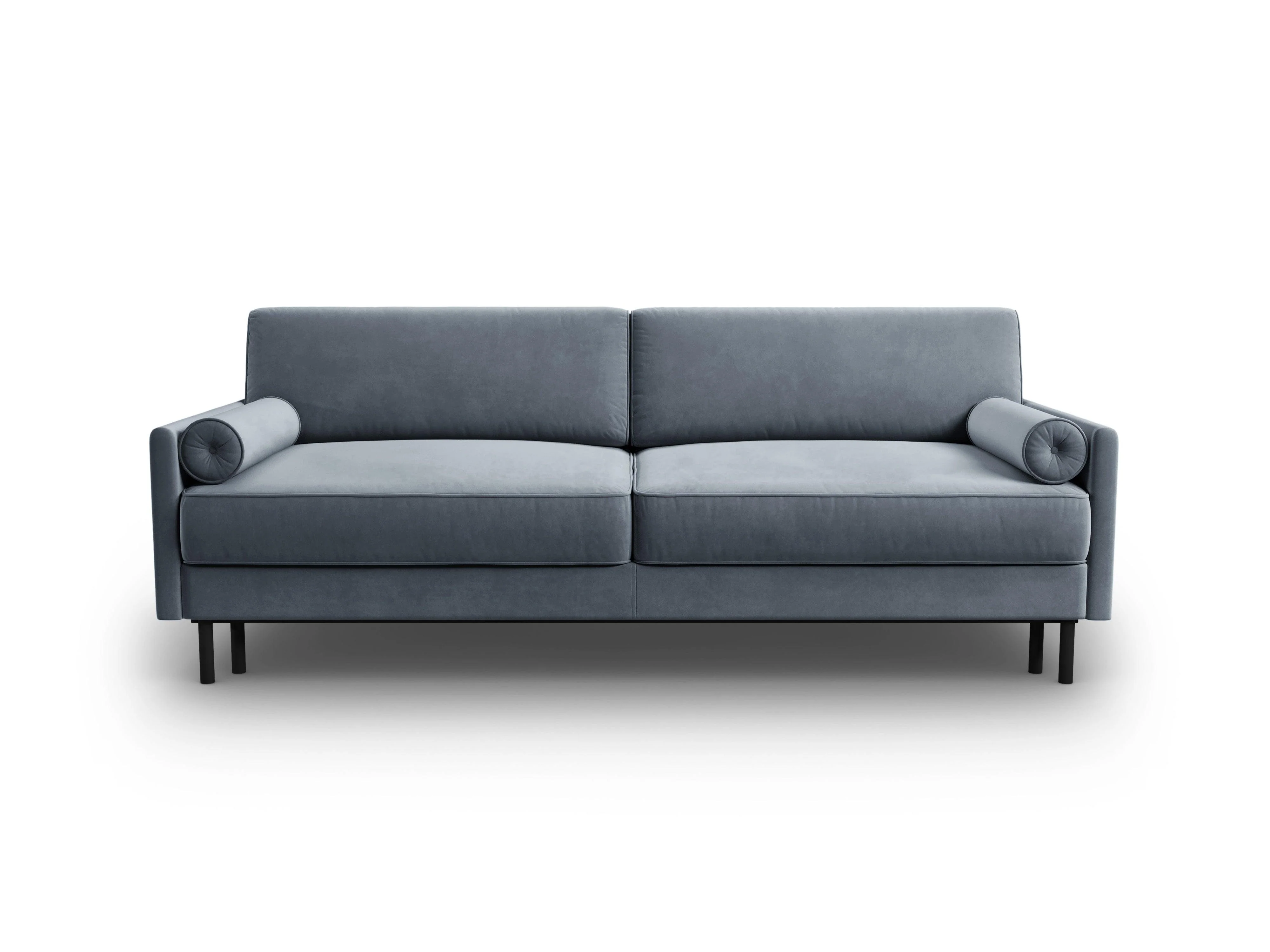 Sofa aksamitna z funkcją spania SCOTT jasnoniebieski - Image 4