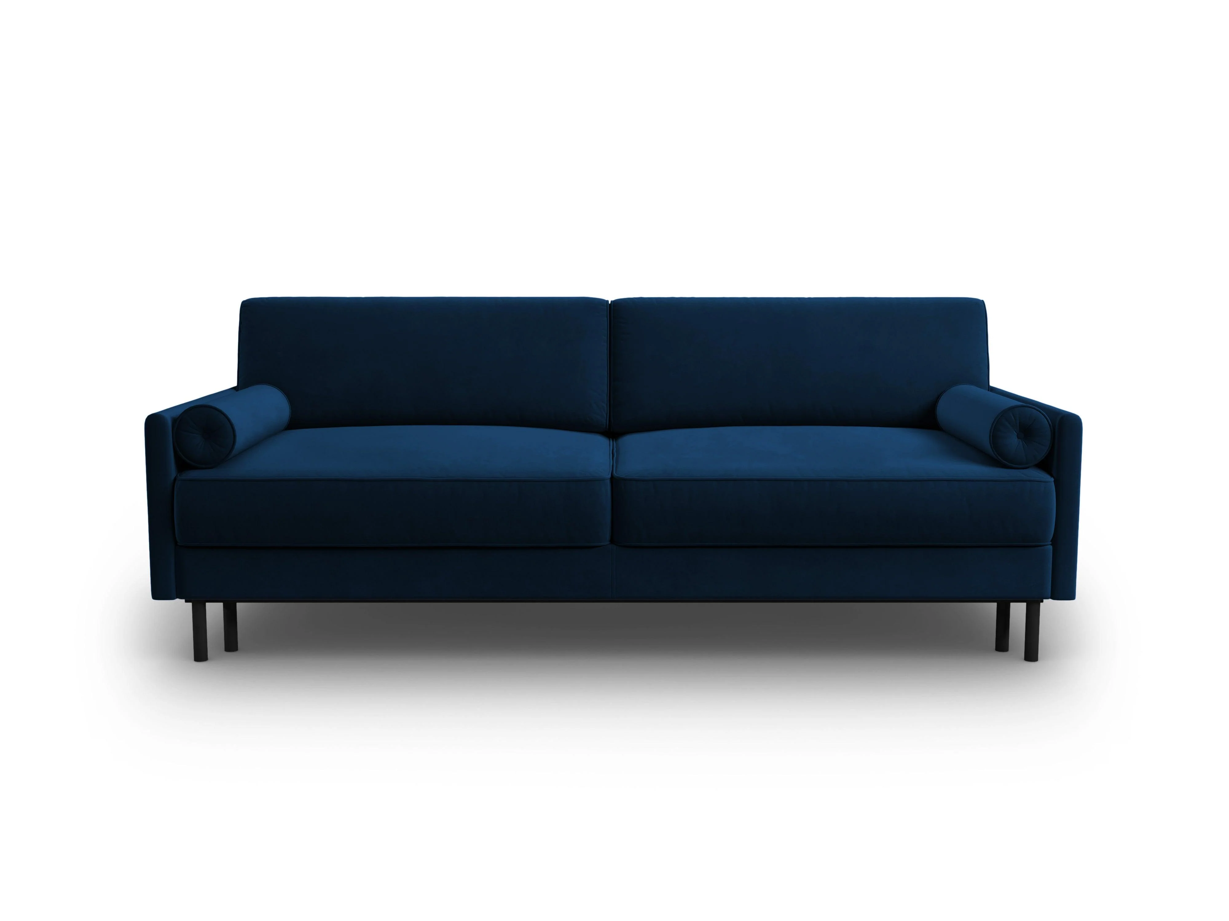 Sofa aksamitna z funkcją spania SCOTT granat królewski - Image 3