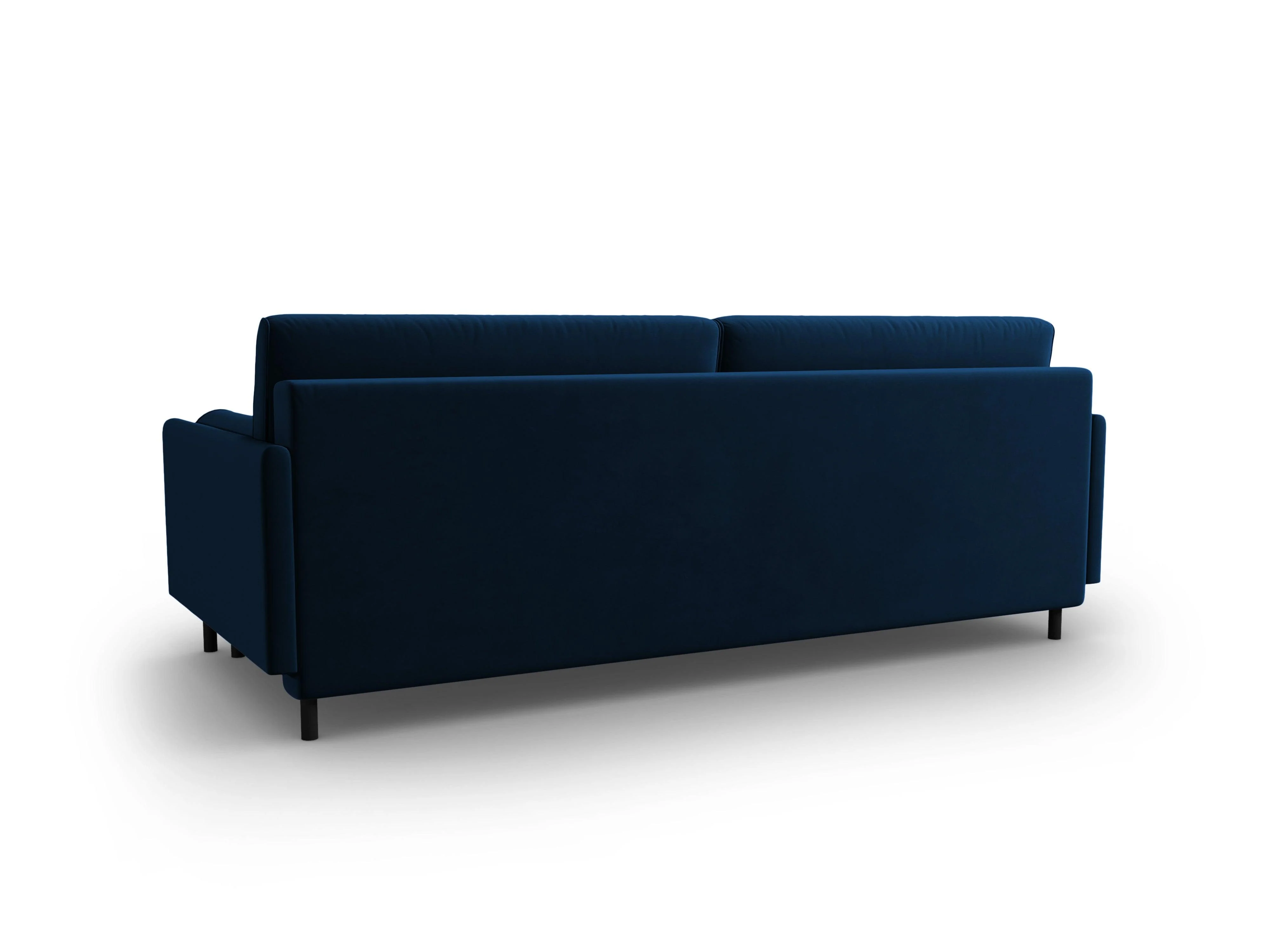 Sofa aksamitna z funkcją spania SCOTT granat królewski - Image 6