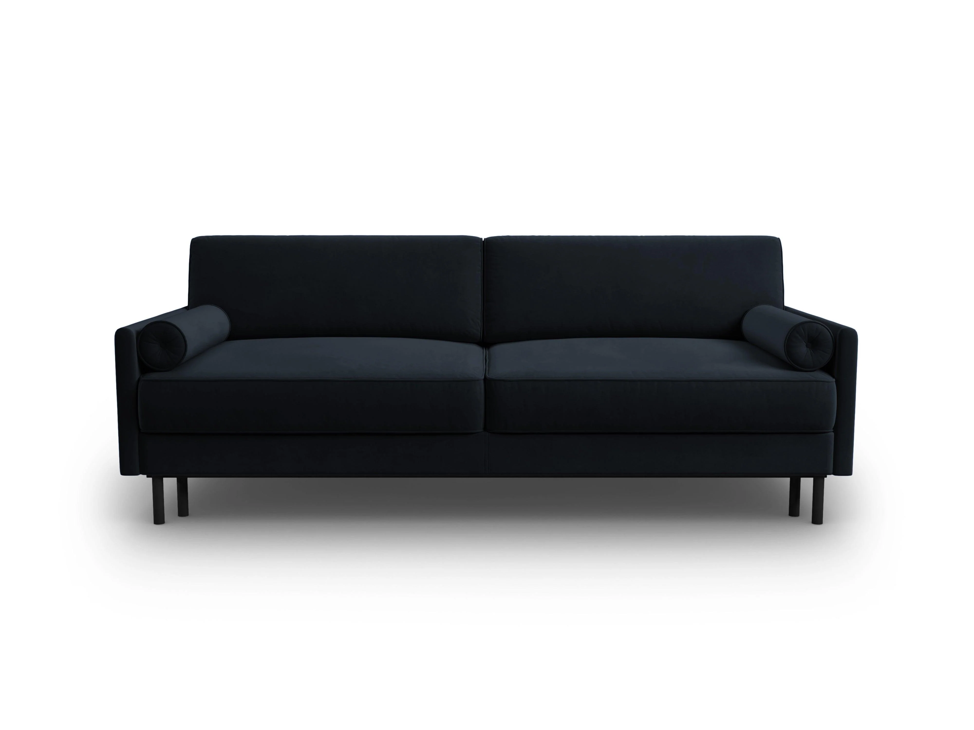 Sofa aksamitna z funkcją spania SCOTT ciemnoniebieski - Image 4