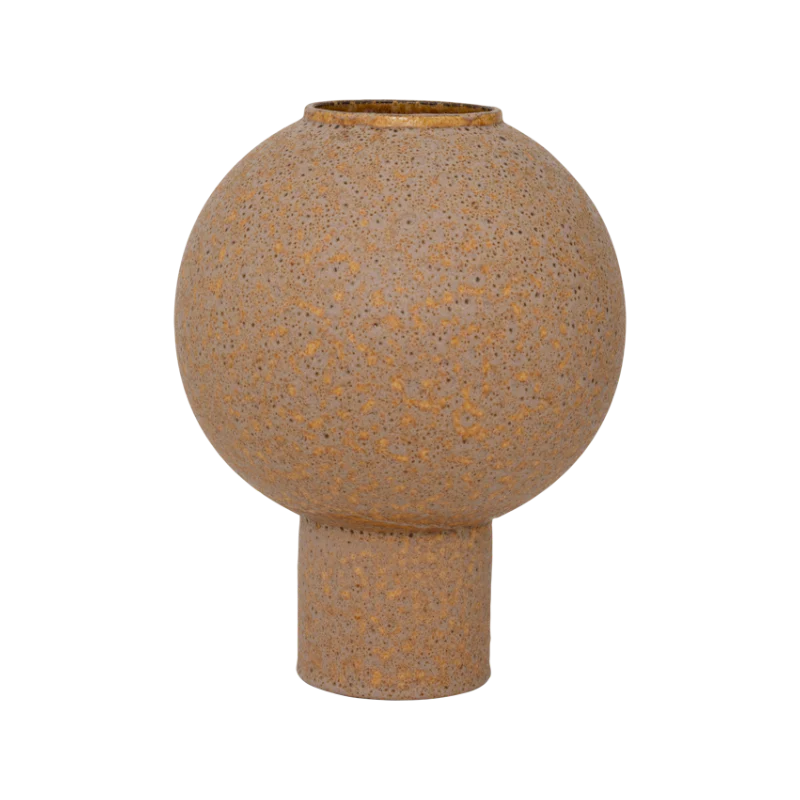 Wazon ceramiczny AMANZI brązowy