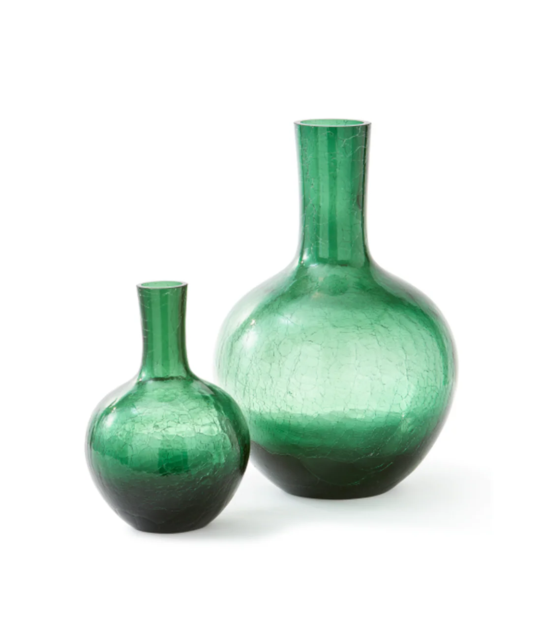 Wazon CRACKLED GLASS ciemnozielony - Image 8