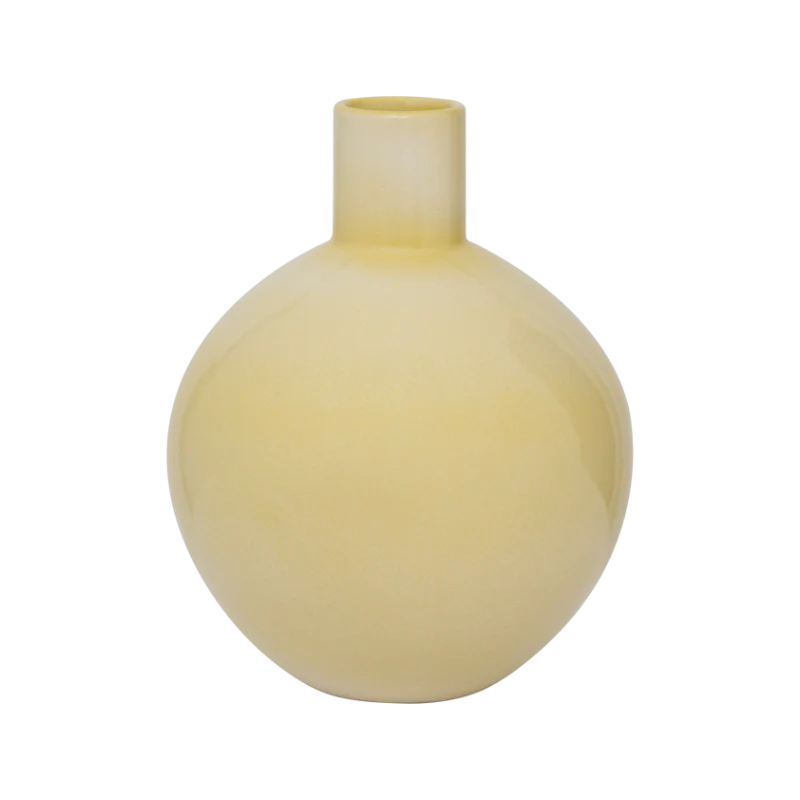 Wazon ceramiczny COSTA bladożółty