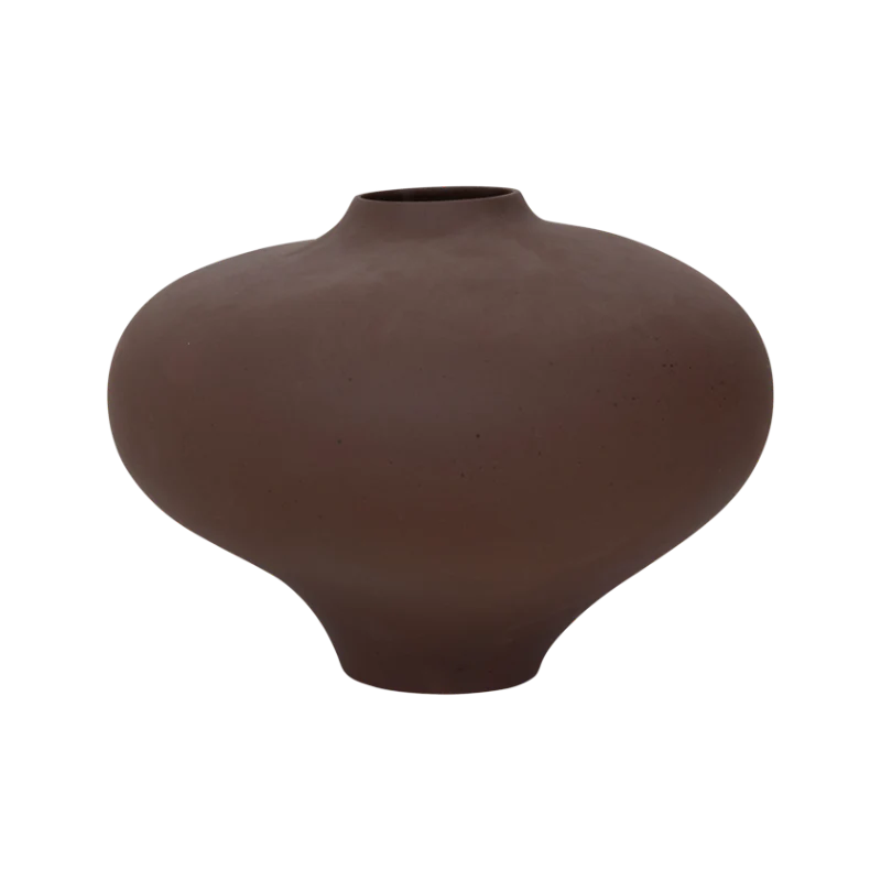 Wazon ceramiczny NOMSA brązowy