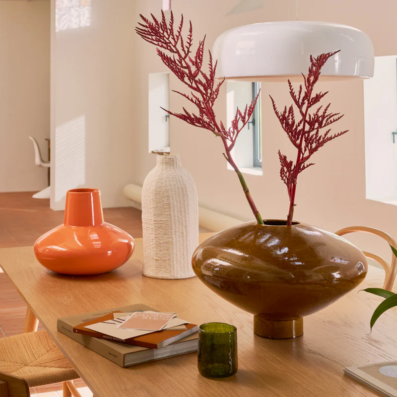 Wazon ceramiczny SALIX pomarańczowy - Image 2