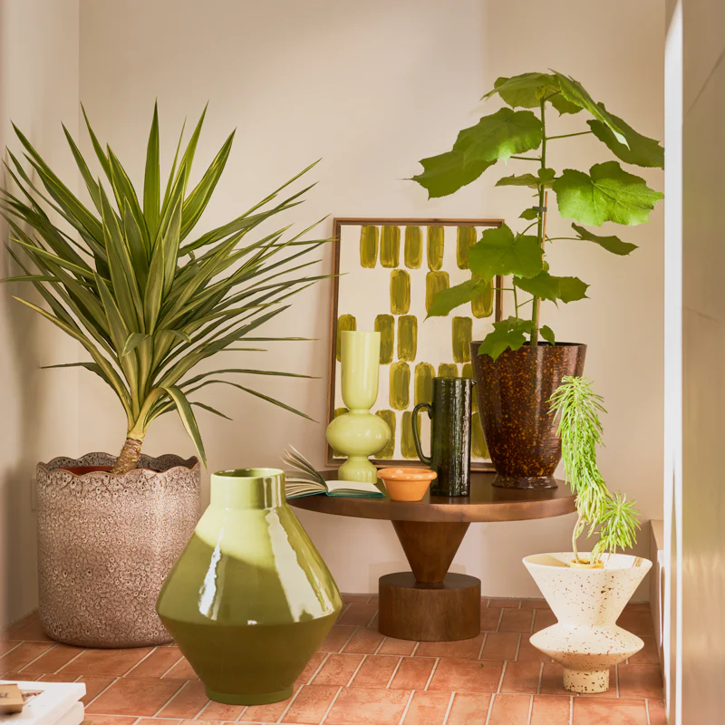 Wazon ceramiczny THANDI beżowy - Image 2