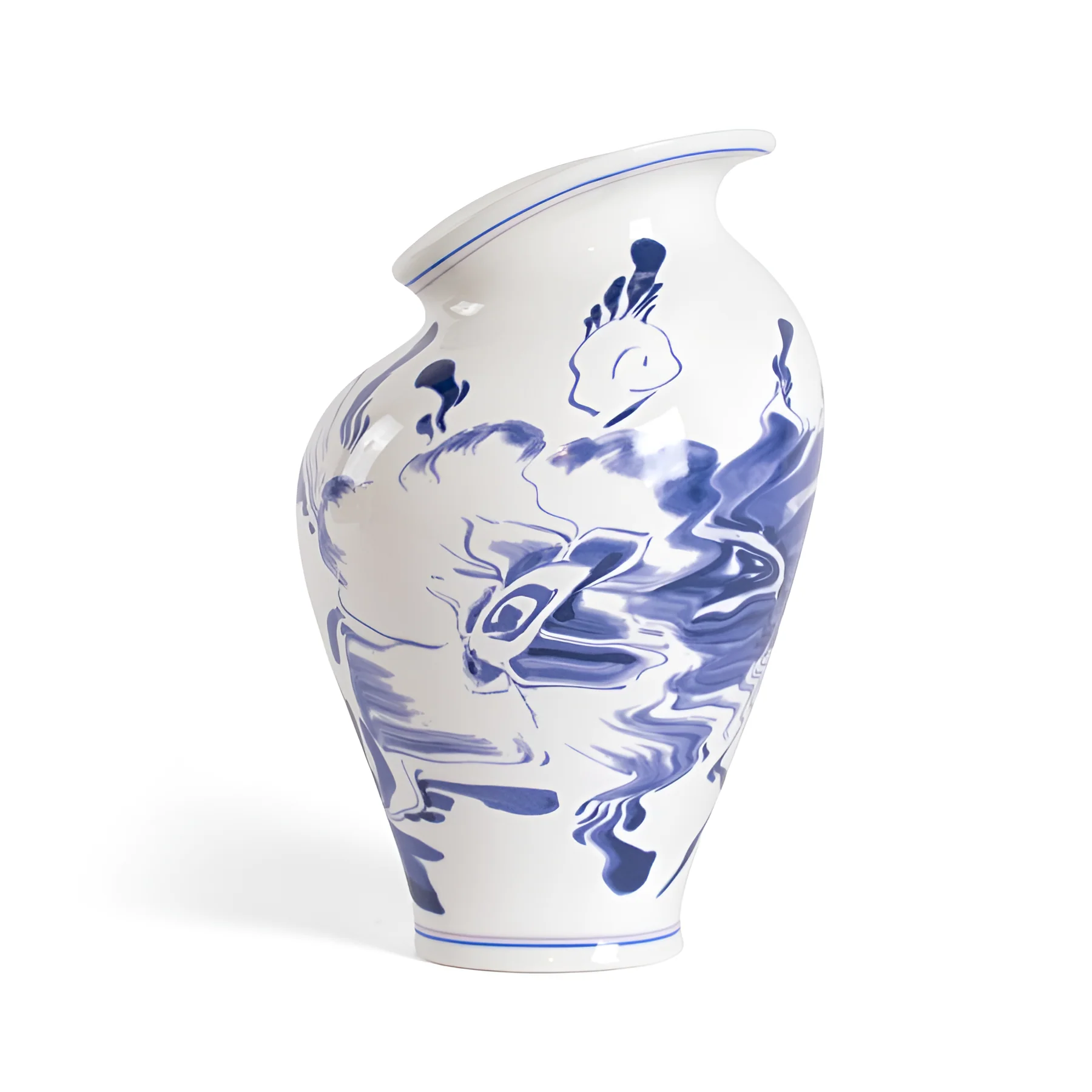 Wazon CLASSICS ON ACID - FLORAL DELFT biała porcelana - Image 4