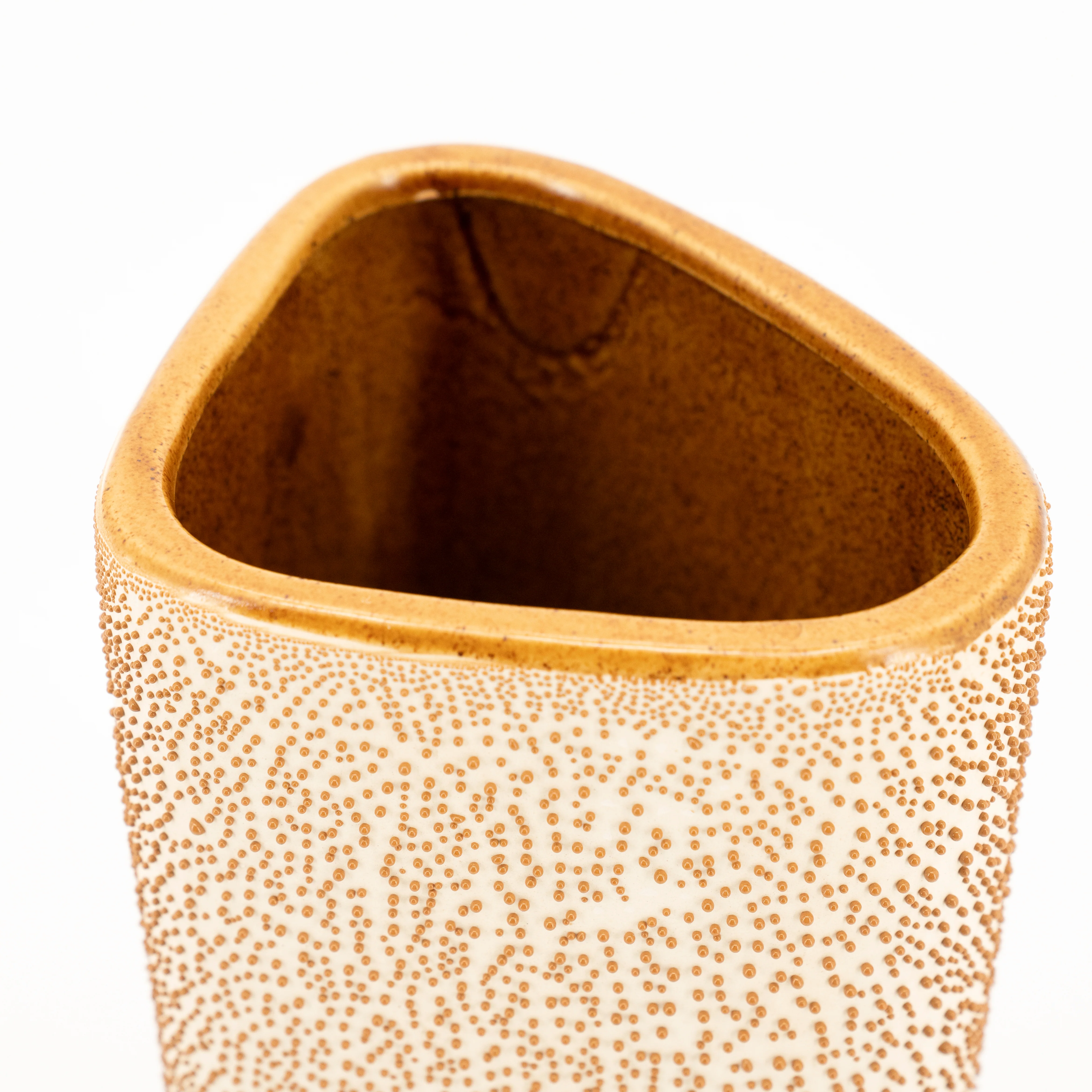 Wazon DOTANGLE żółta ceramika - Image 5