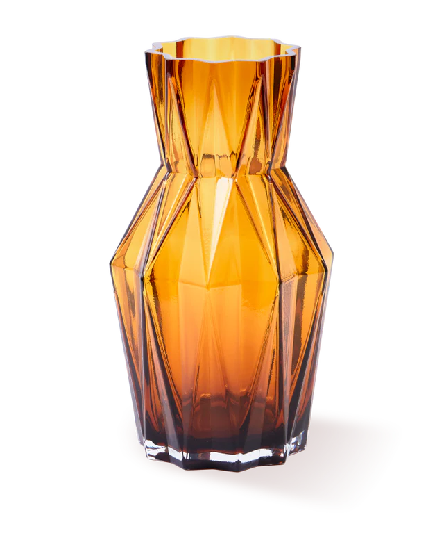 Wazon FOLDS GLASS bursztynowy - Image 3