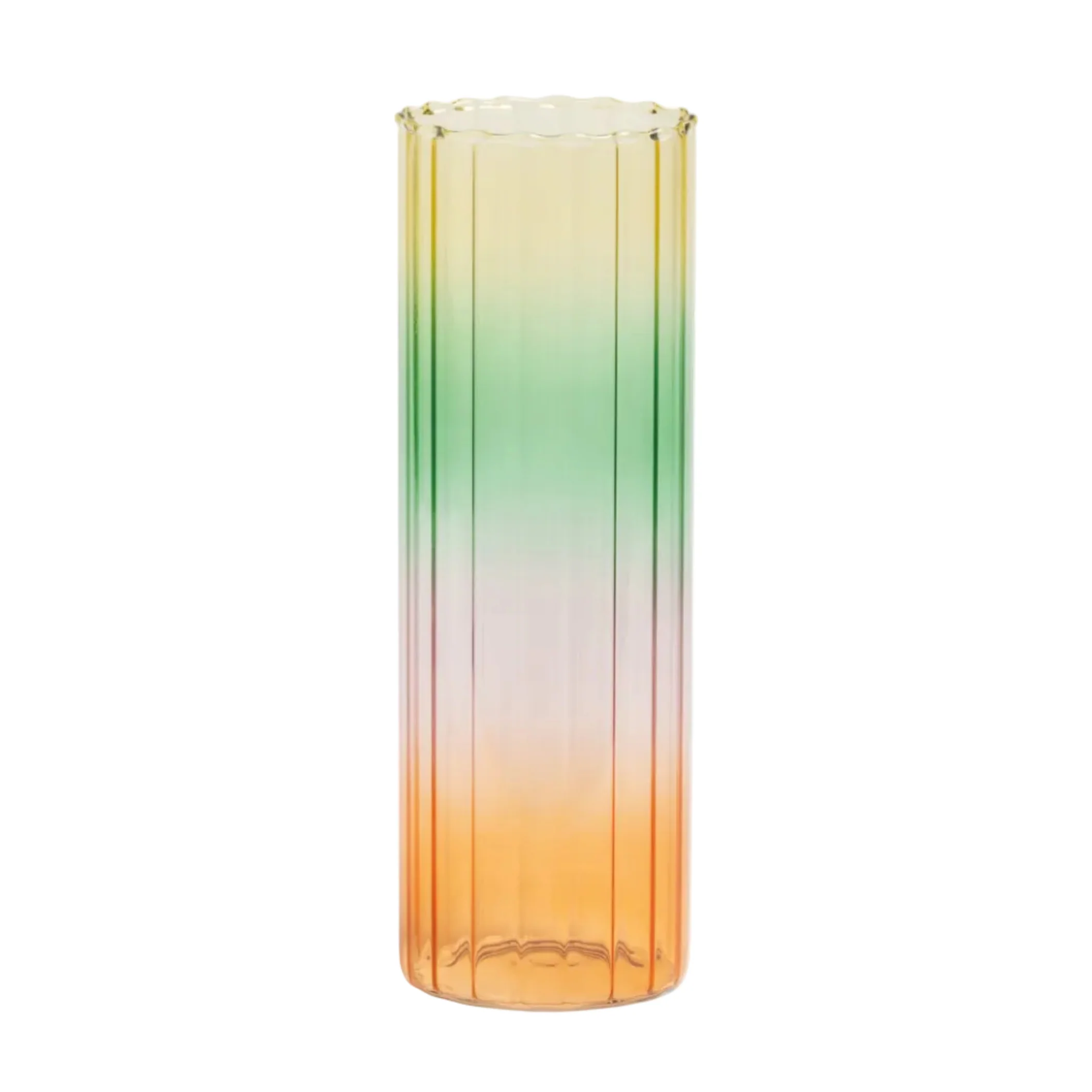 Wazon GRADIENT zielony z pomarańczowym