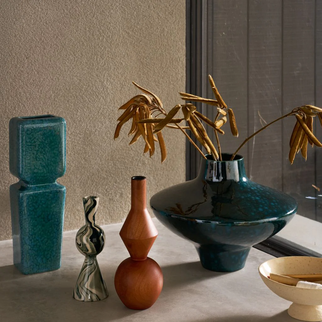 Wazon ceramiczny MAYA petrol - Image 3