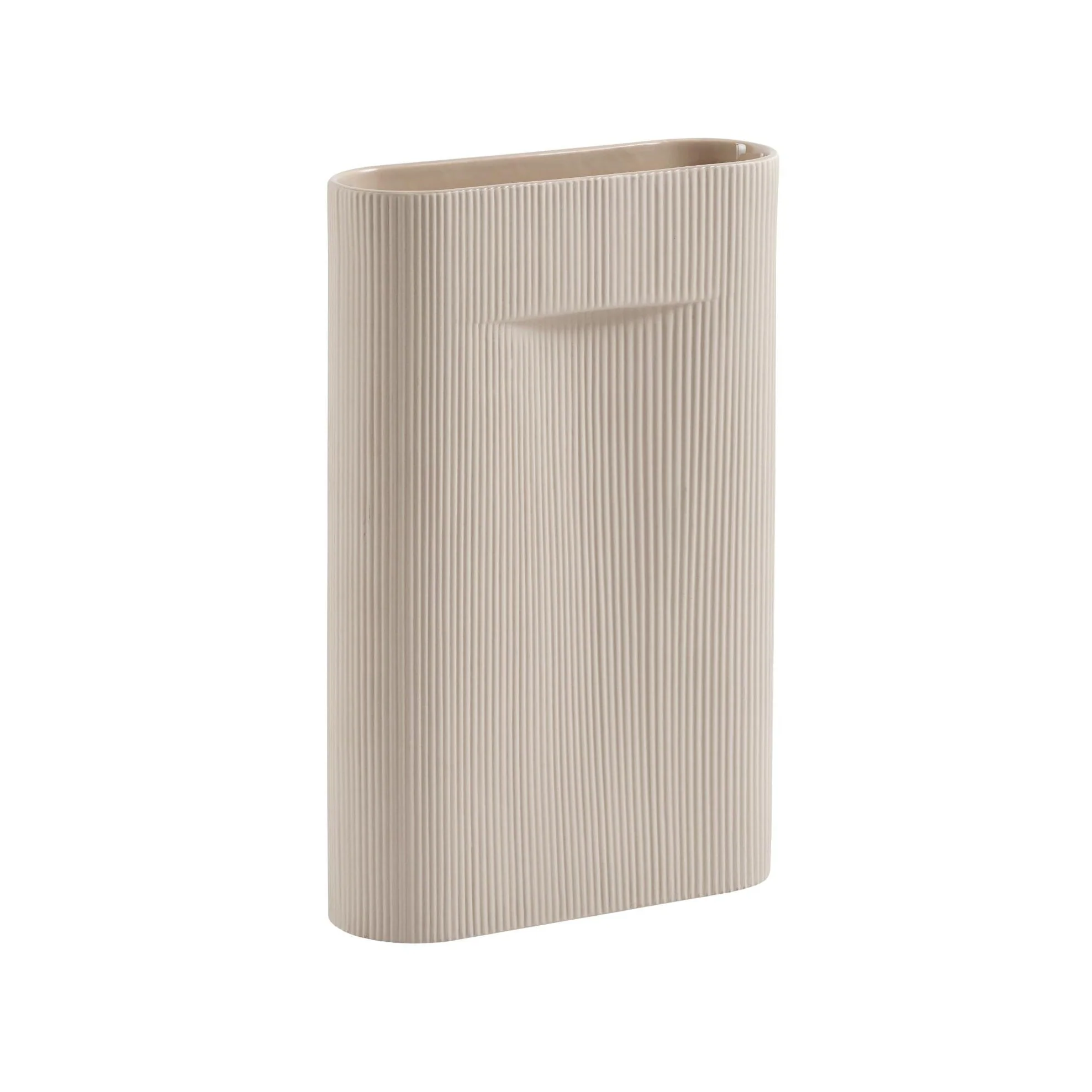 Wazon ceramiczny RIDGE beżowy
