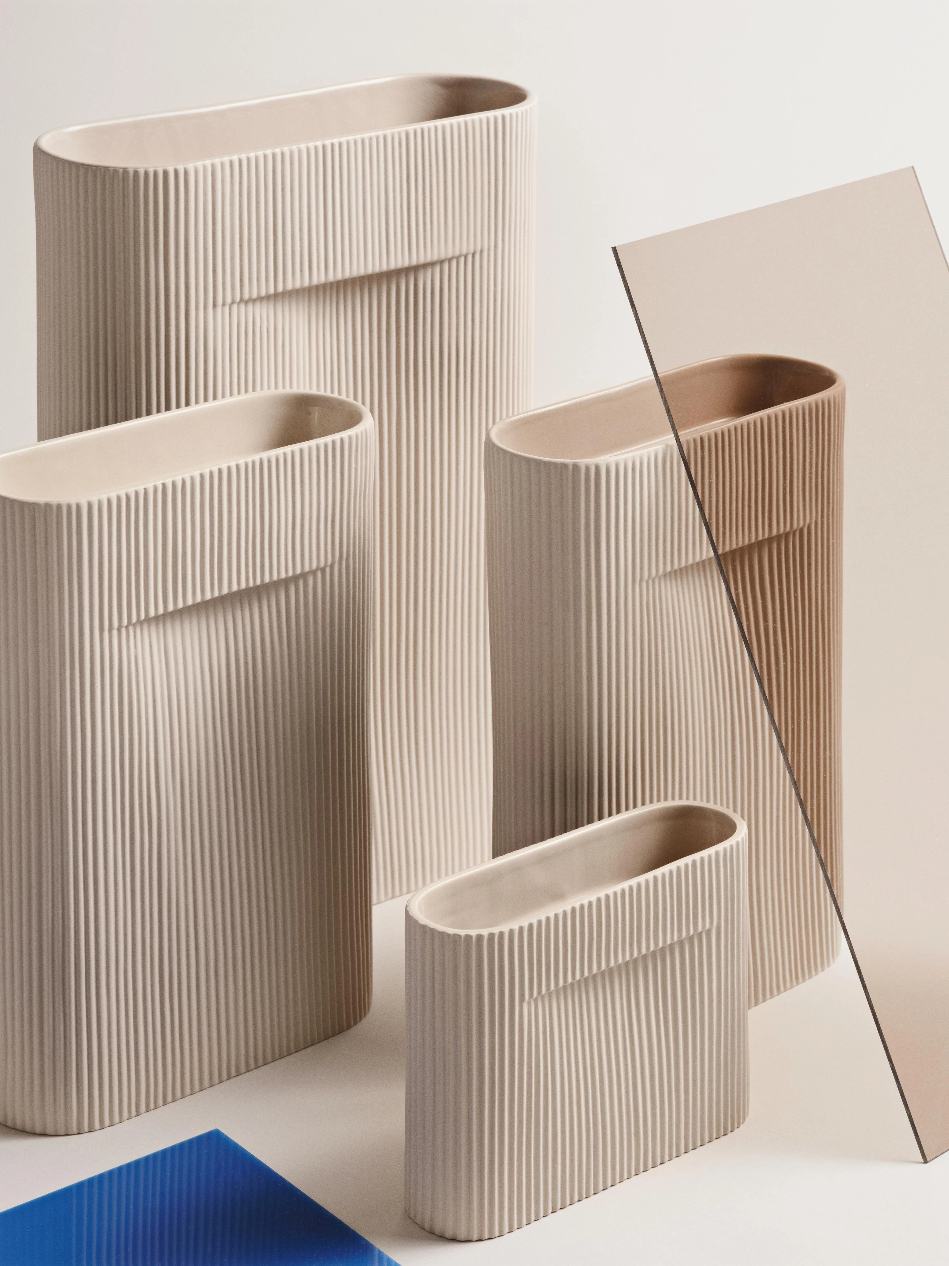 Wazon ceramiczny RIDGE beżowy - Image 21