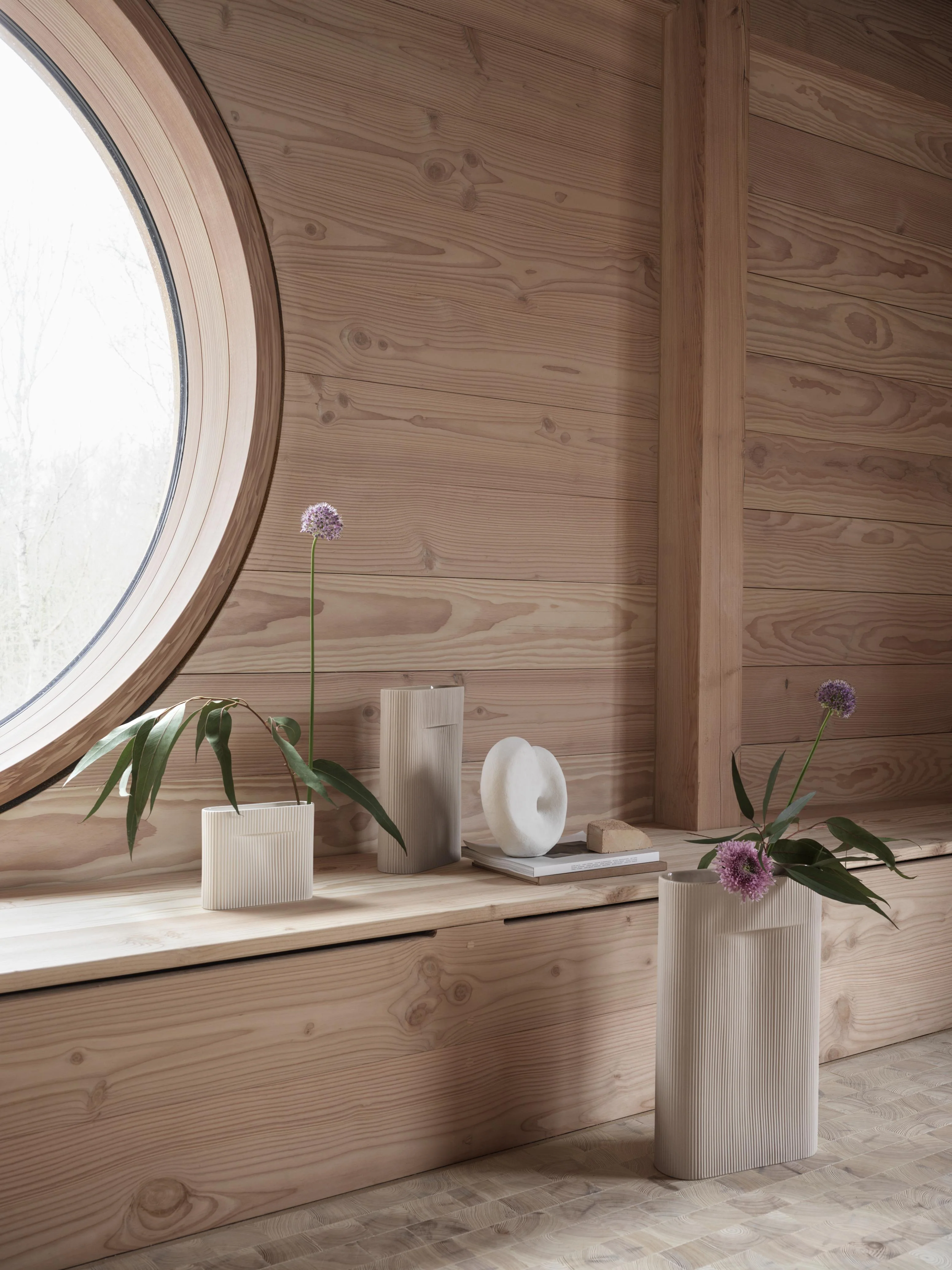 Wazon ceramiczny RIDGE beżowy - Image 22