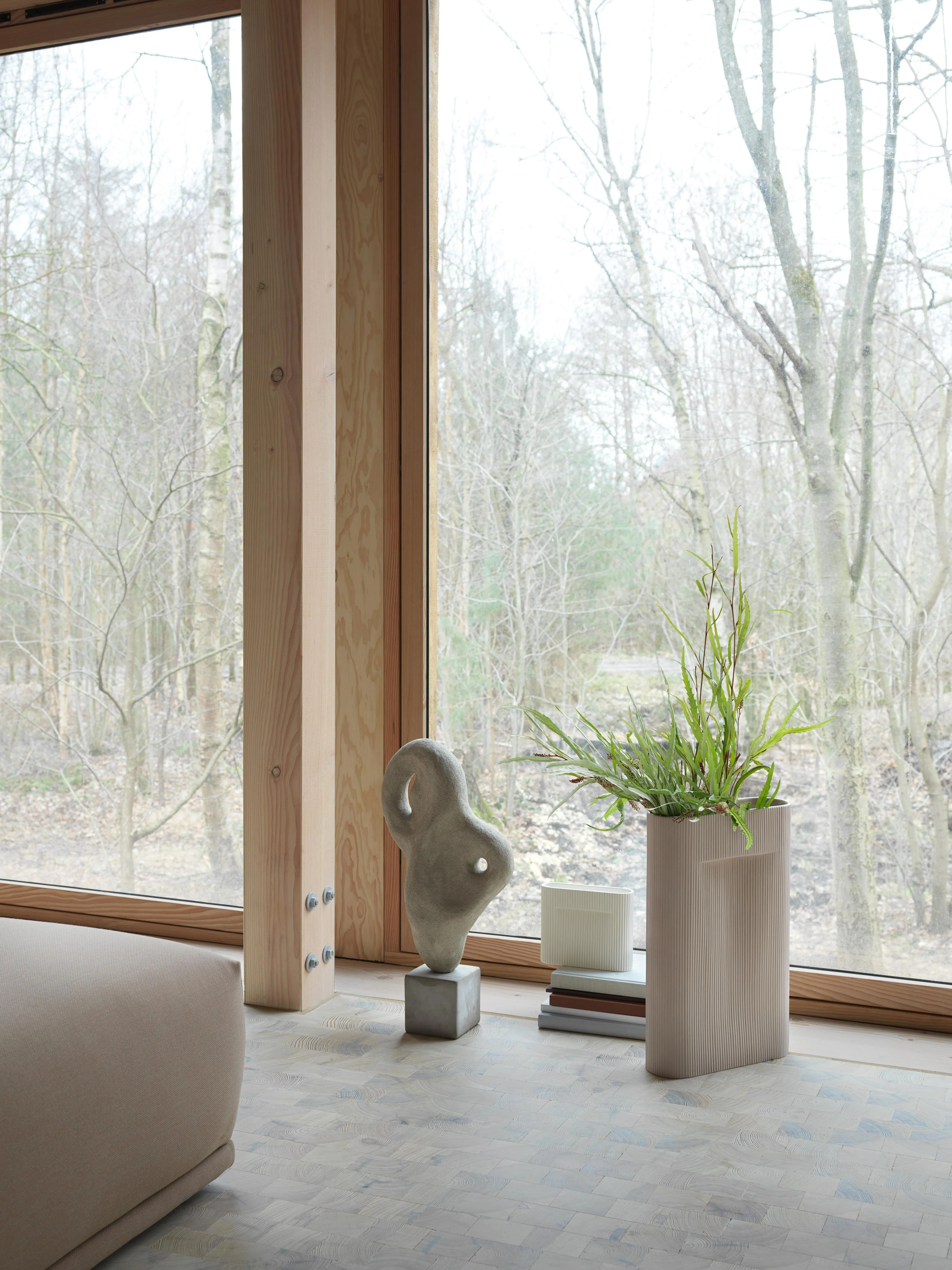Wazon ceramiczny RIDGE beżowy - Image 24