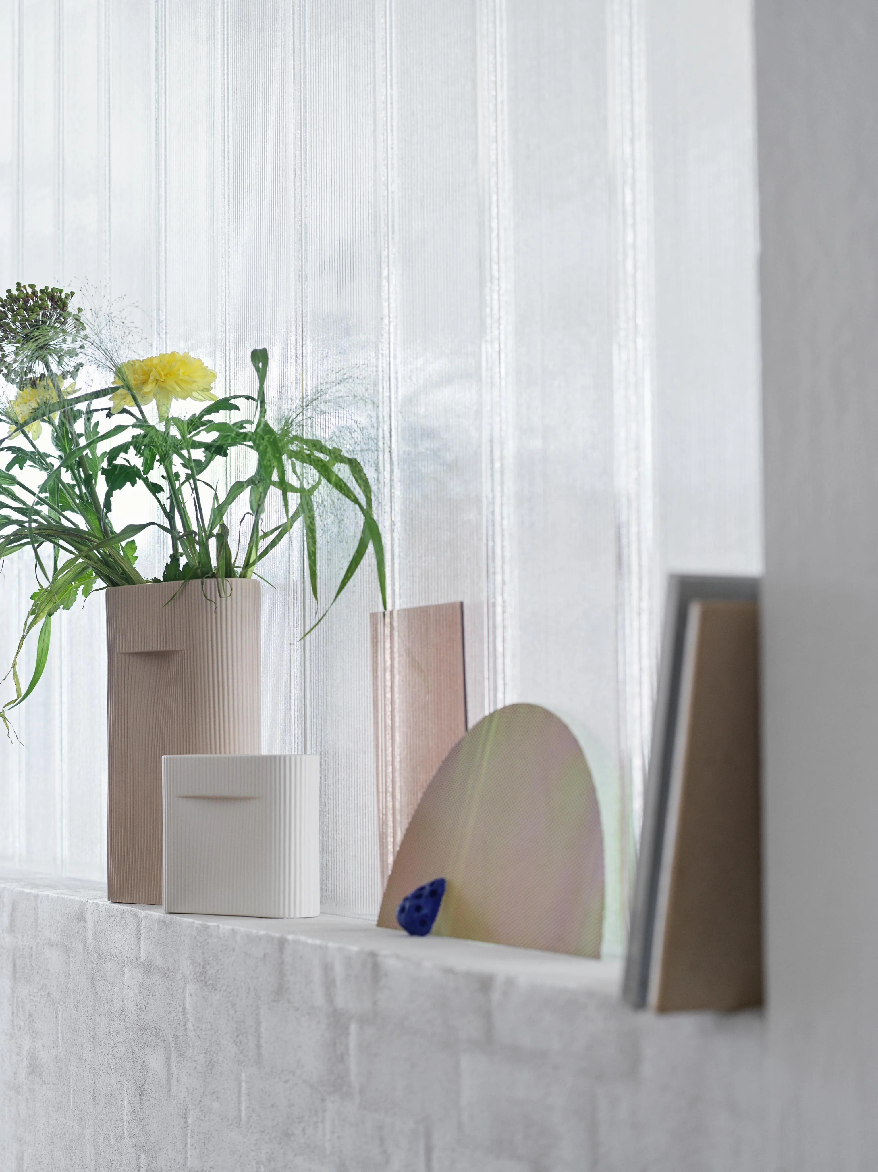 Wazon ceramiczny RIDGE beżowy - Image 25