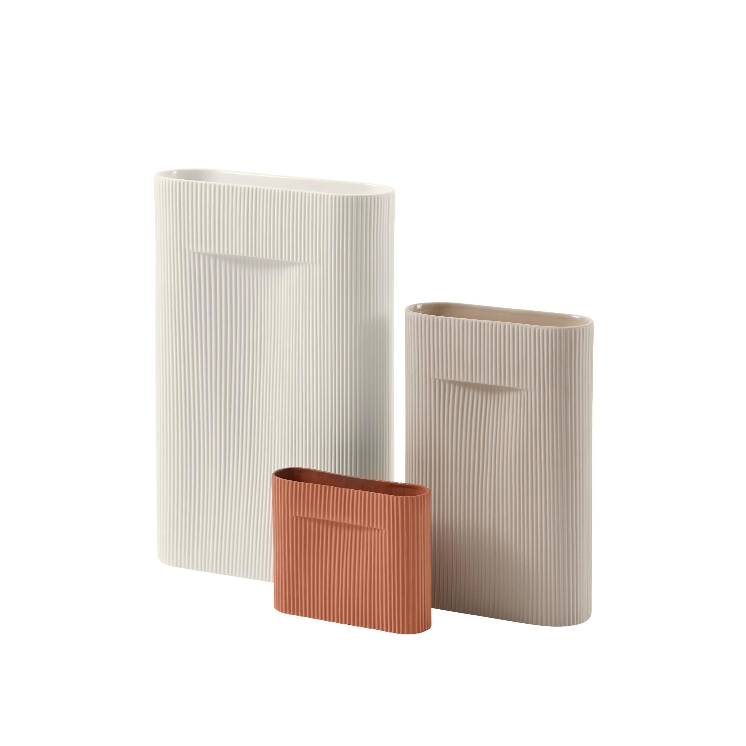 Wazon ceramiczny RIDGE beżowy - Image 26