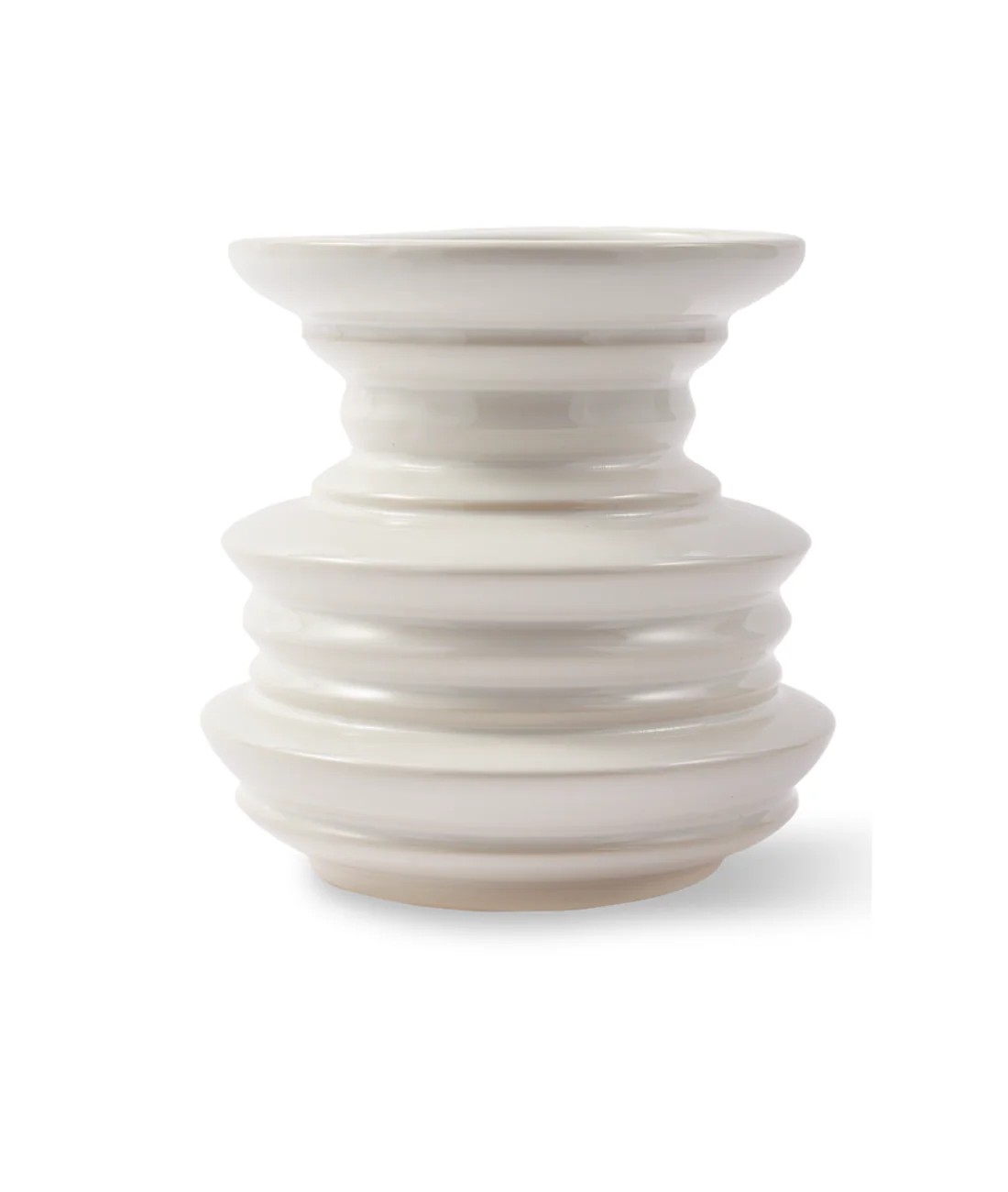 Wazon STACKED PLATES biały - Image 5