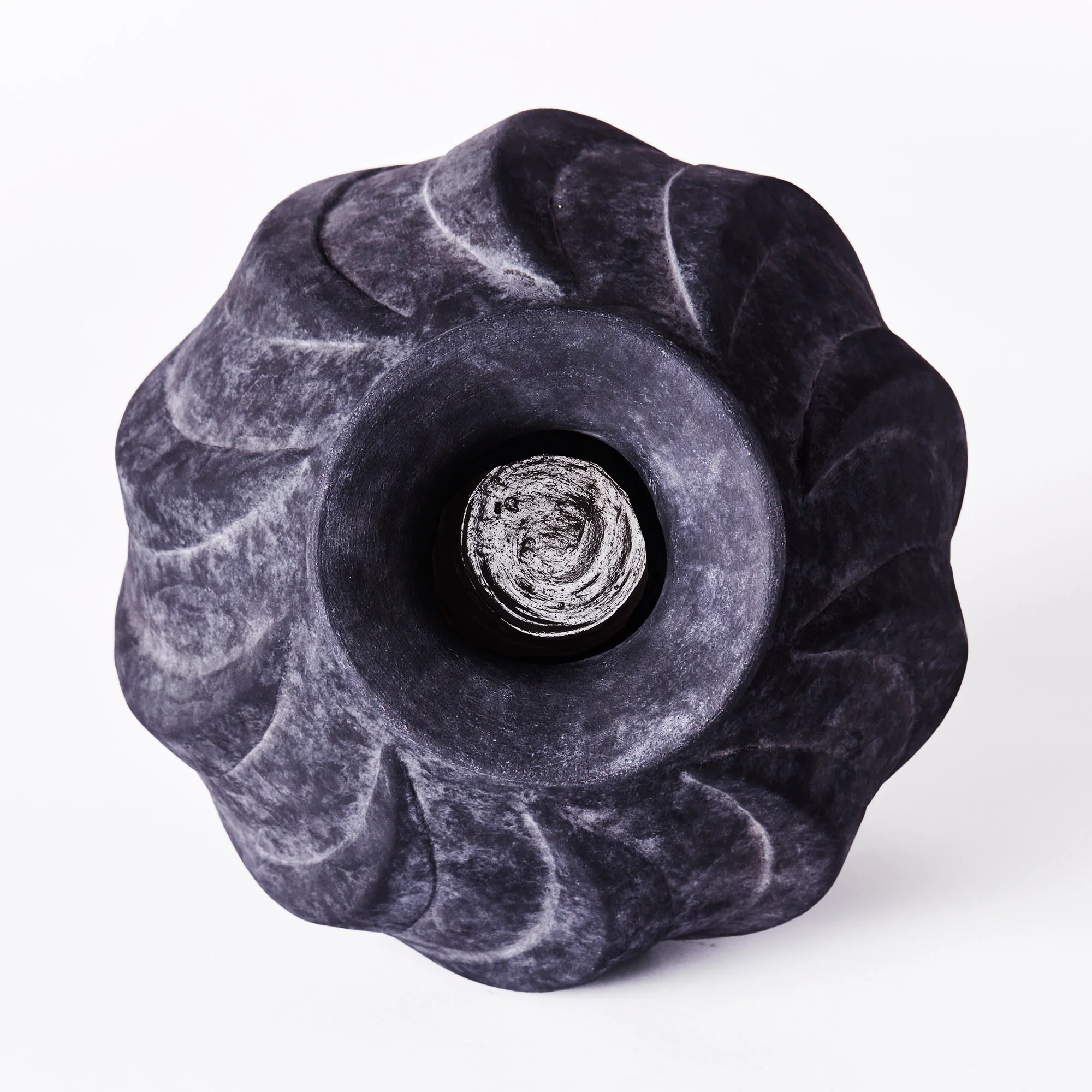Wazon SWIRL czarna ceramika - Image 4