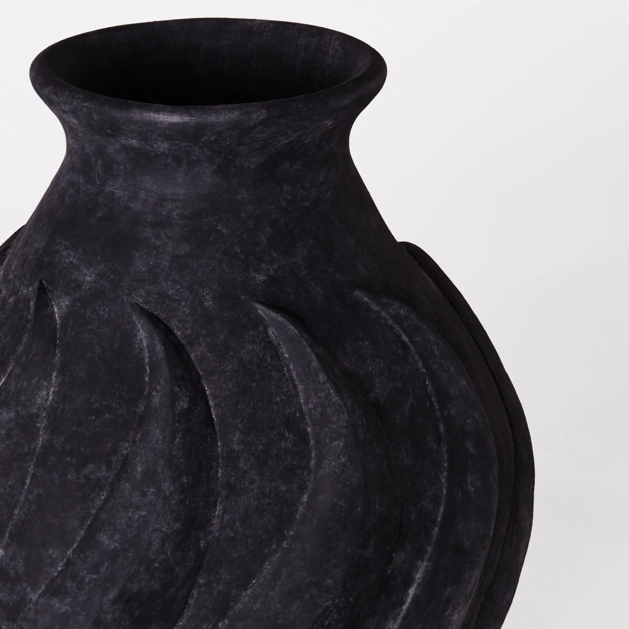 Wazon SWIRL czarna ceramika - Image 6