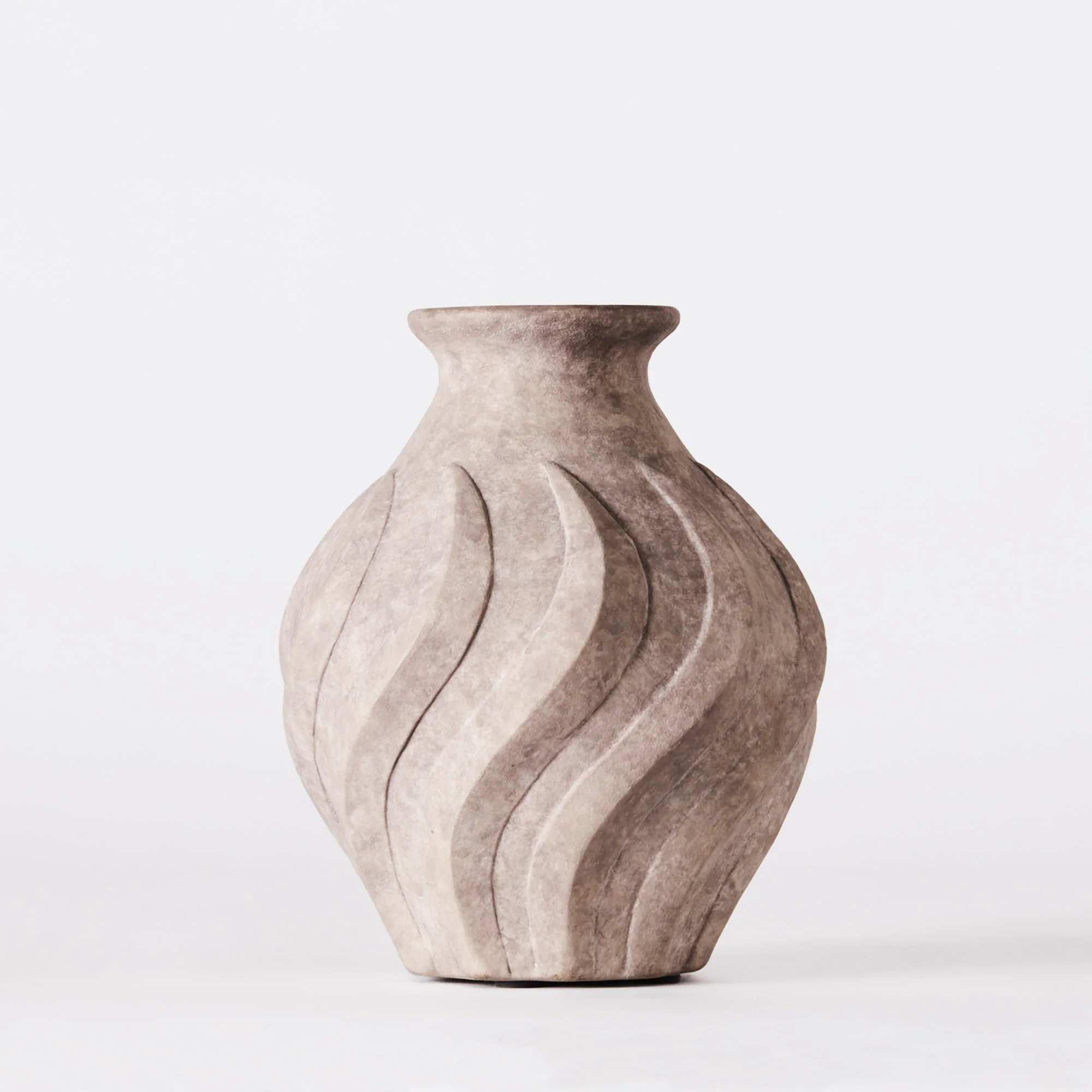 Wazon SWIRL szara ceramika - Image 7