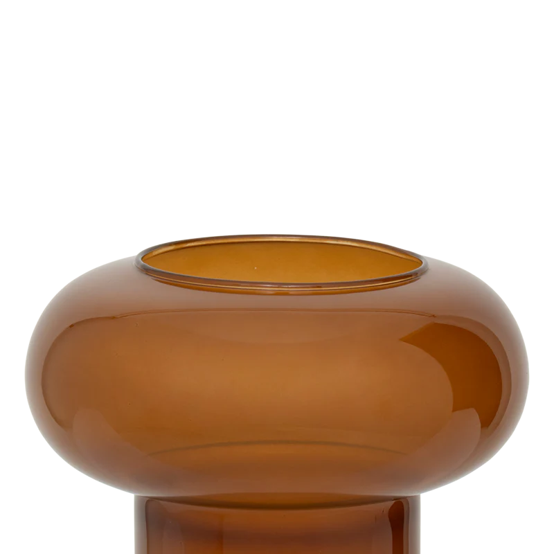 Wazon szklany HAVVA brązowy - Image 4