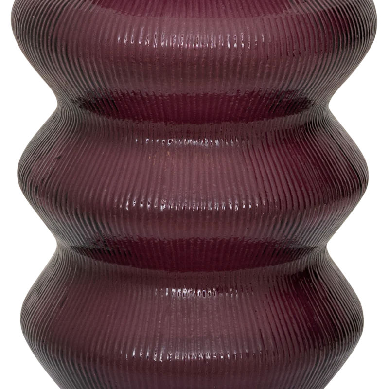 Wazon szklany LILY burgundowy - Image 4