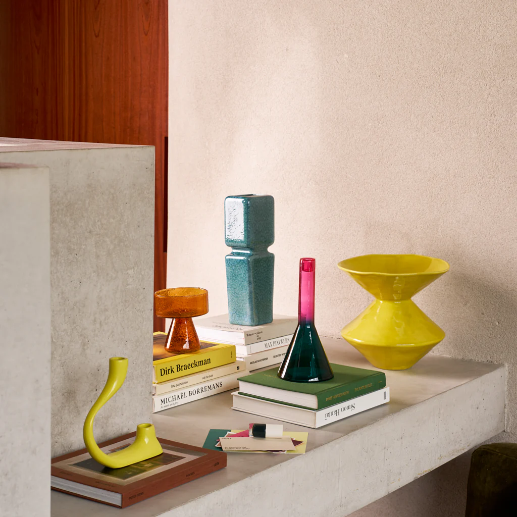 Wazon ceramiczny ZALE limonkowy żółty - Image 2
