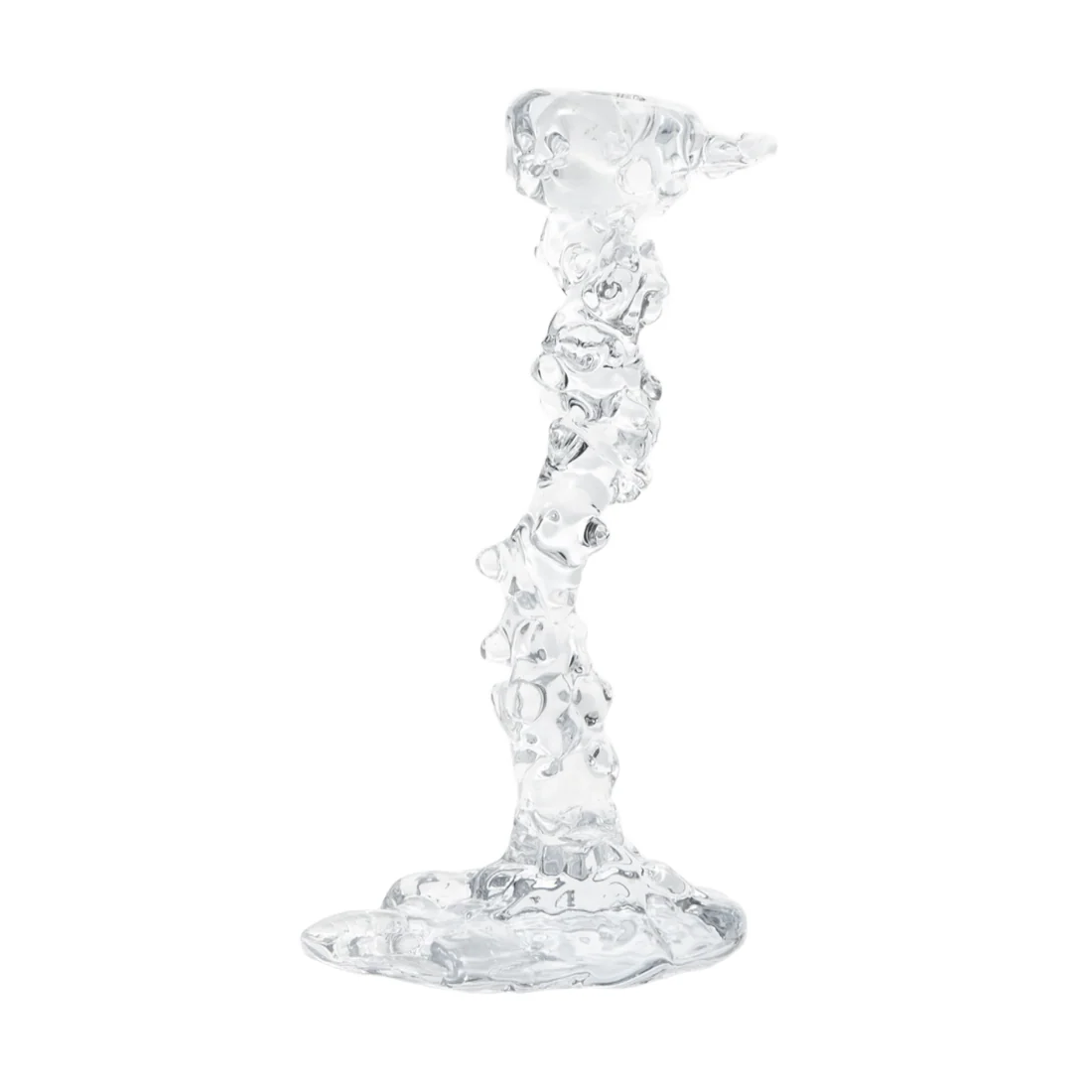 Świecznik GLASS DRIP transparentny - Image 3