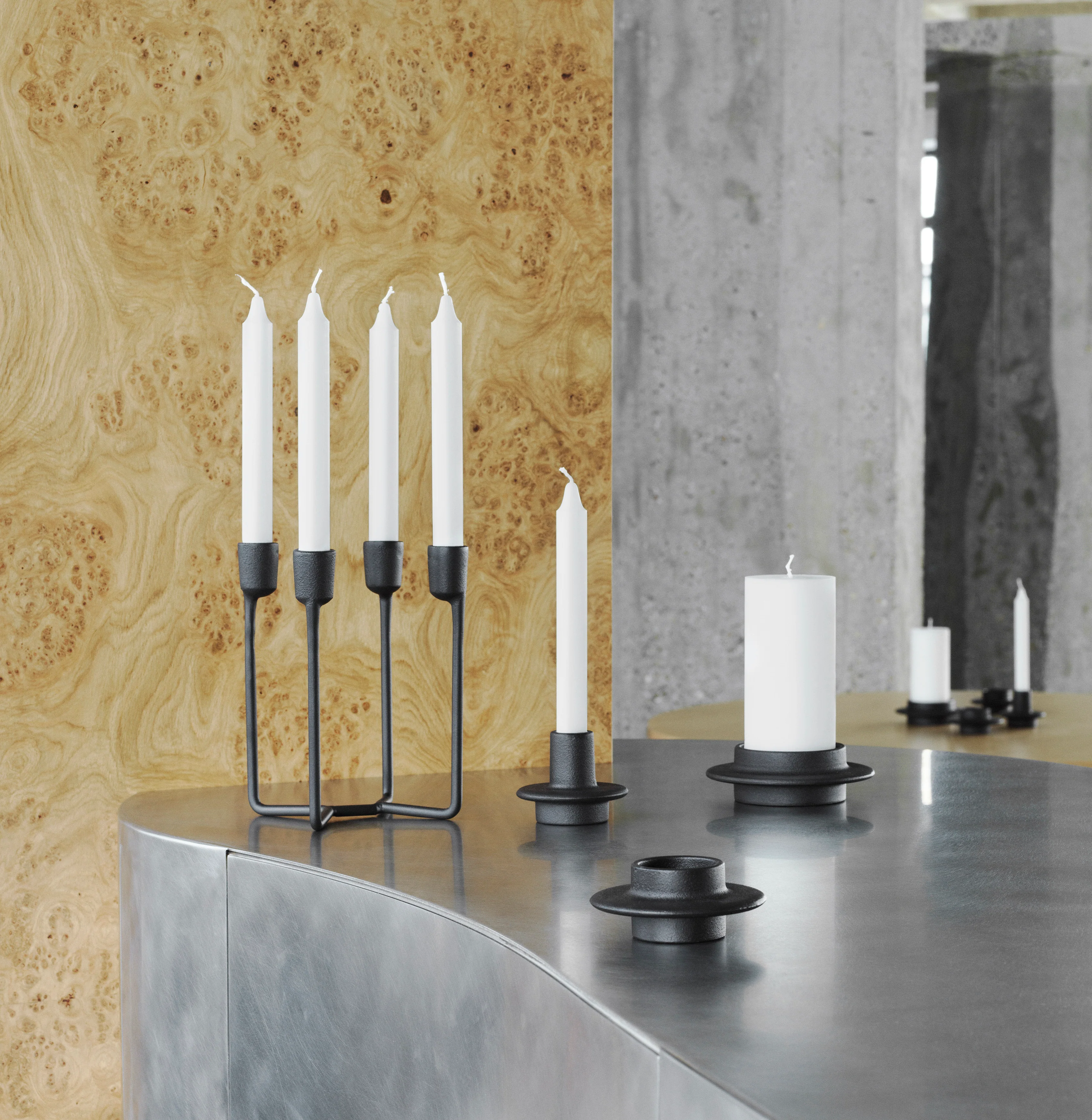 Świecznik HEIMA TEALIGHT czarne żeliwo - Image 8