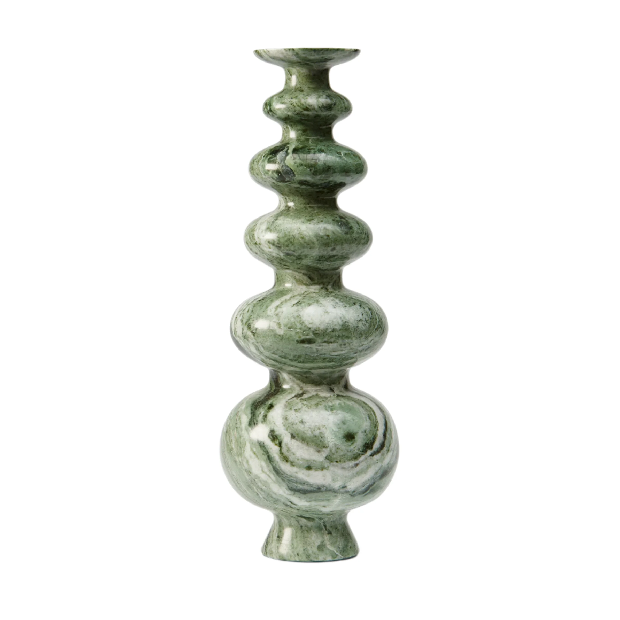 Świecznik HERITAGE SPHERE ciemnozielony marmur - Image 3