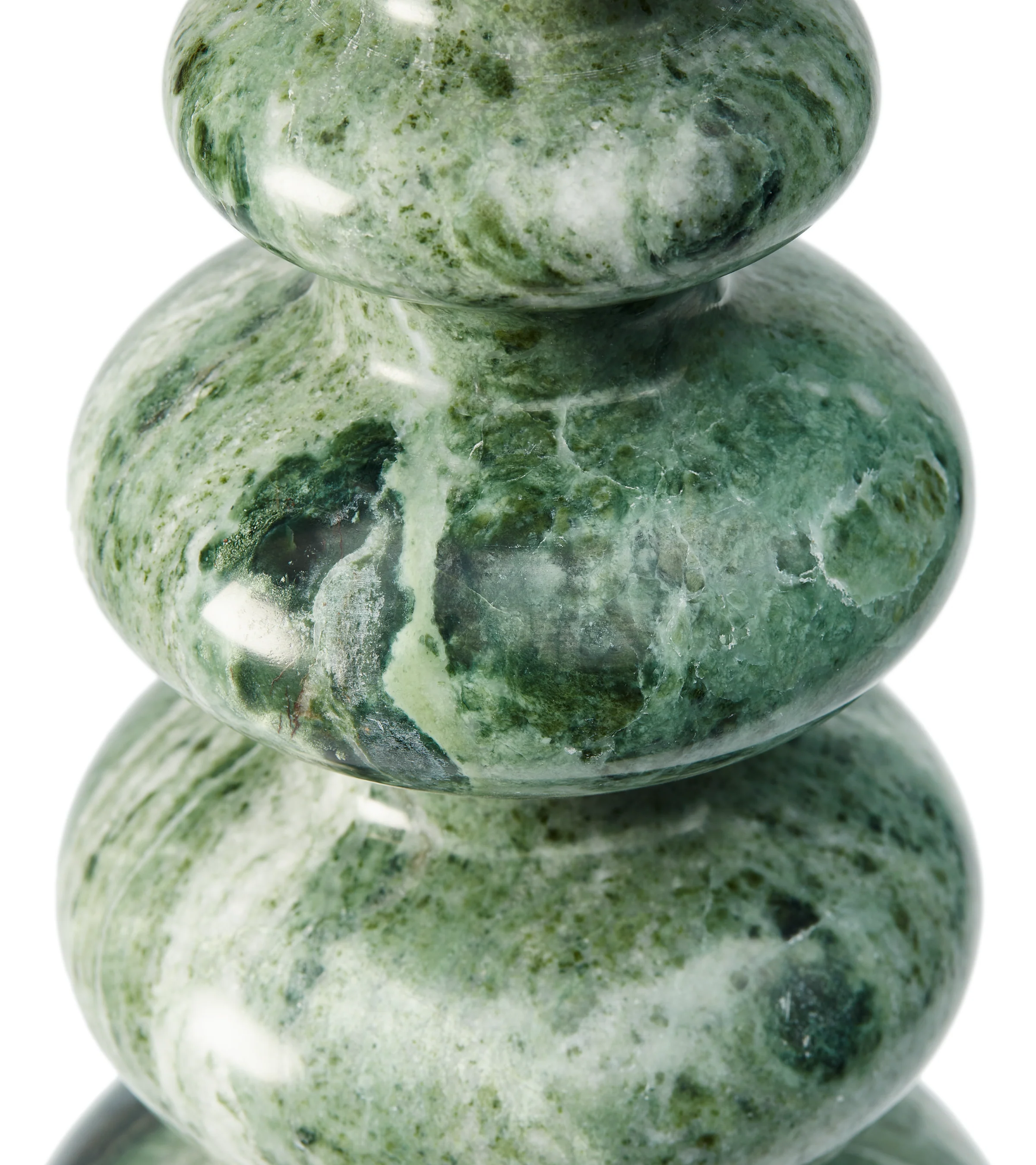 Świecznik HERITAGE SPHERE ciemnozielony marmur - Image 7