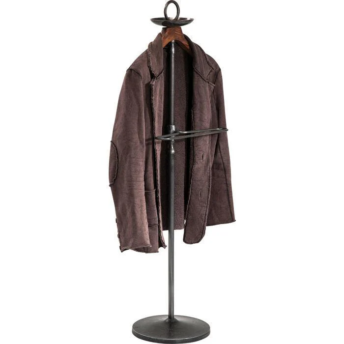 Wieszak retro COSMOPOLITAN stal z drewnem mango - Image 6