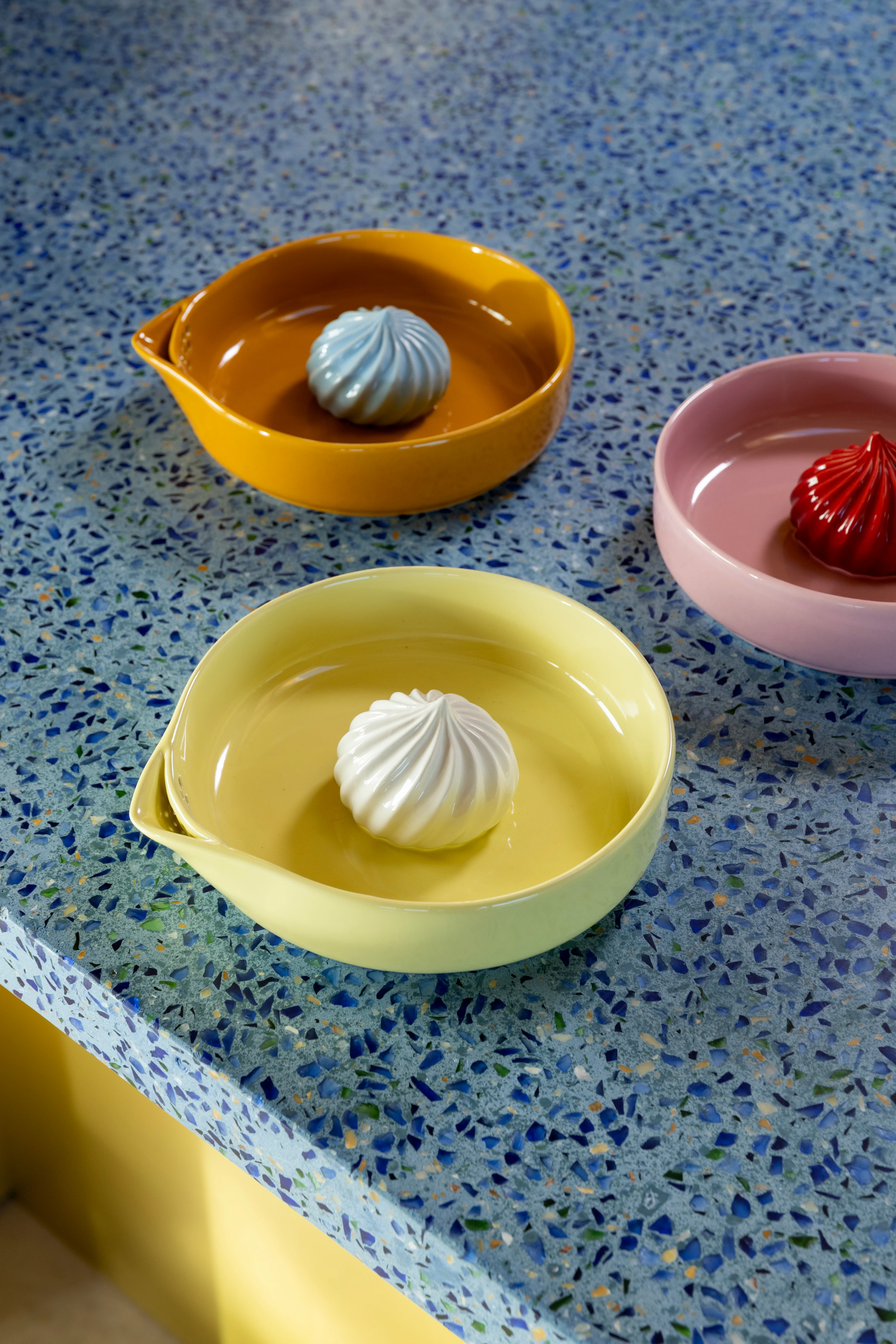 Wyciskarka do cytrusów PUDDING pomarańczowy z błękitnym - Image 4