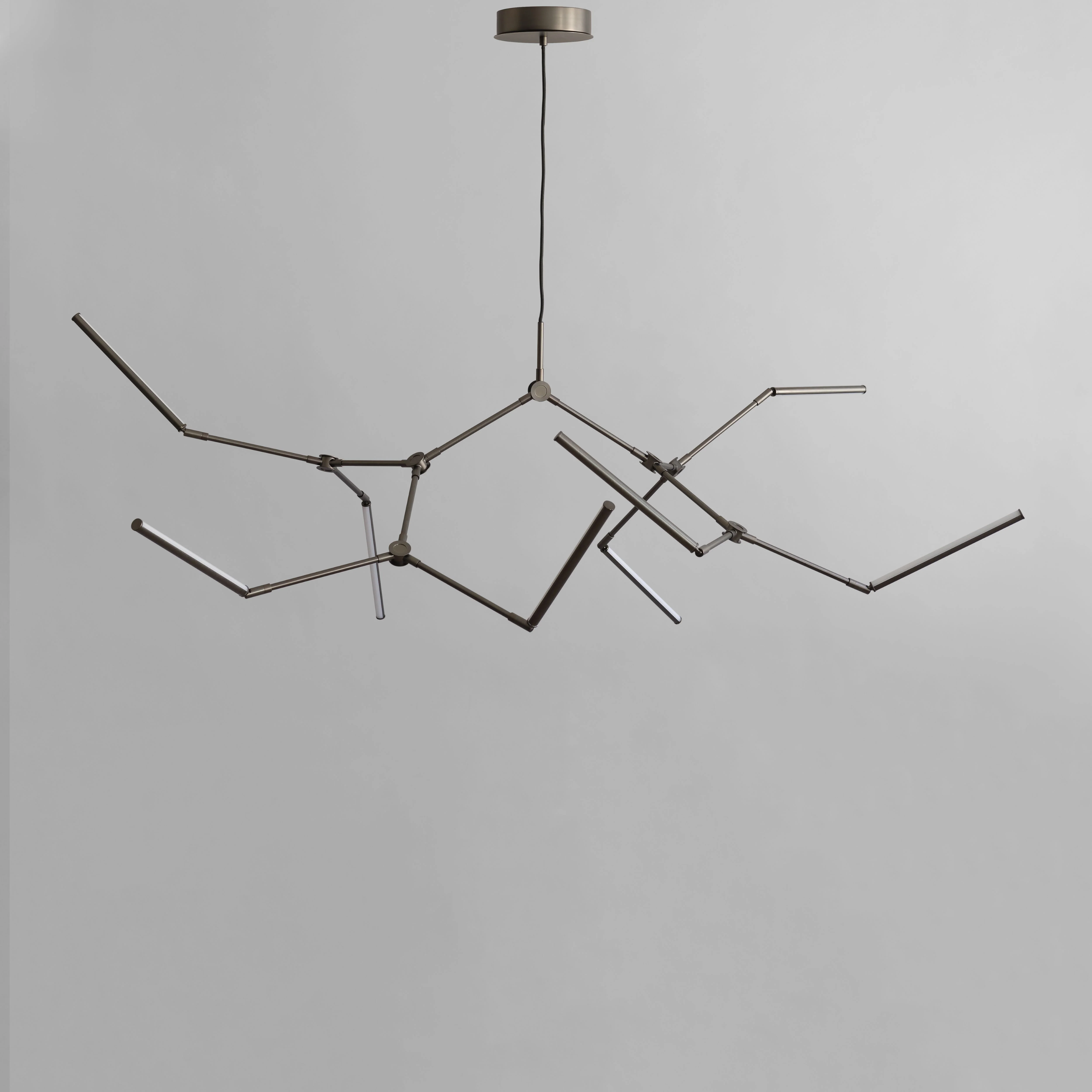 Żyrandol STICK brązowy - Image 6