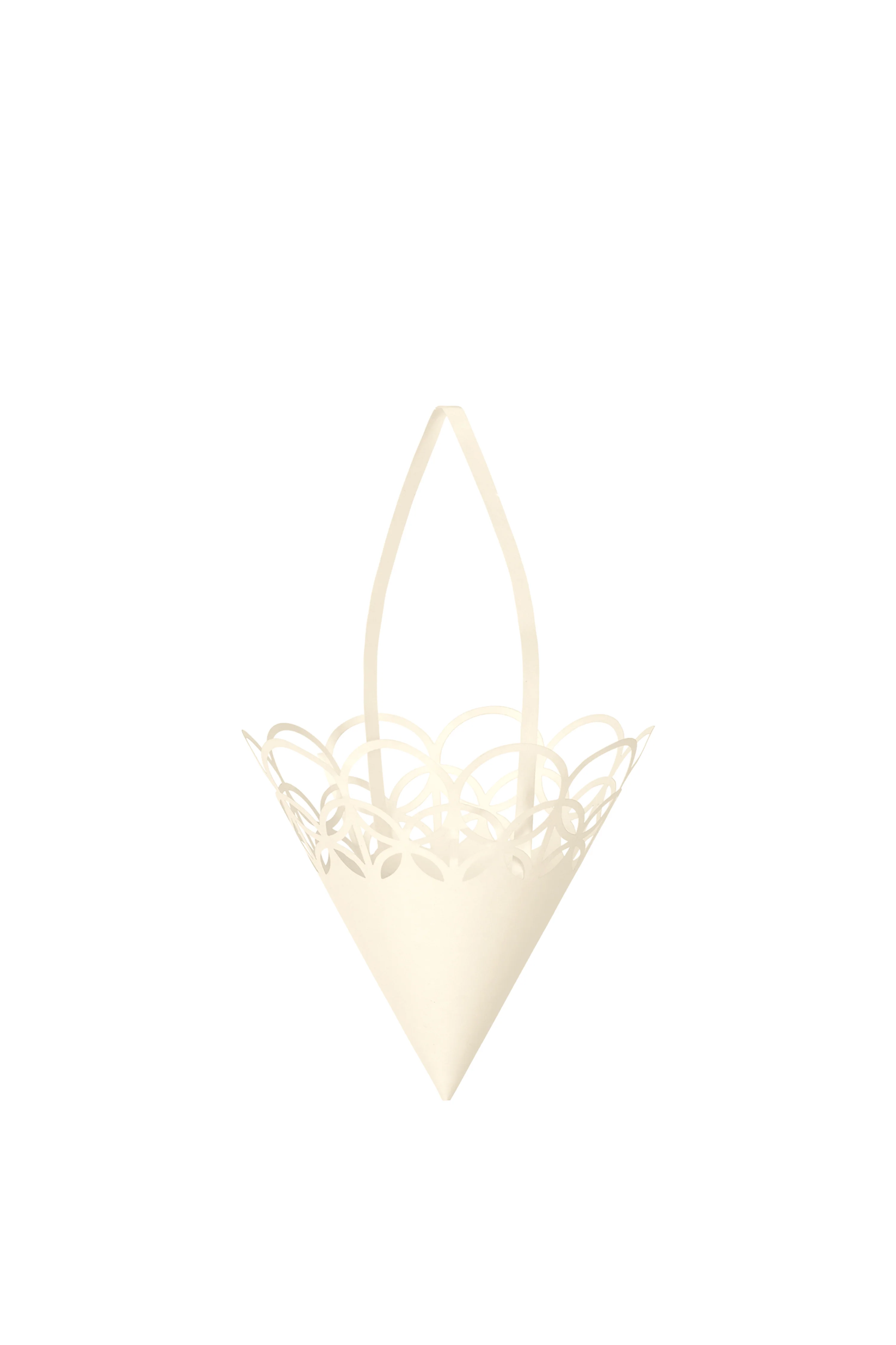 Zestaw dekoracji choinkowych CHRISTMAS PAPER CONES biały - Image 4