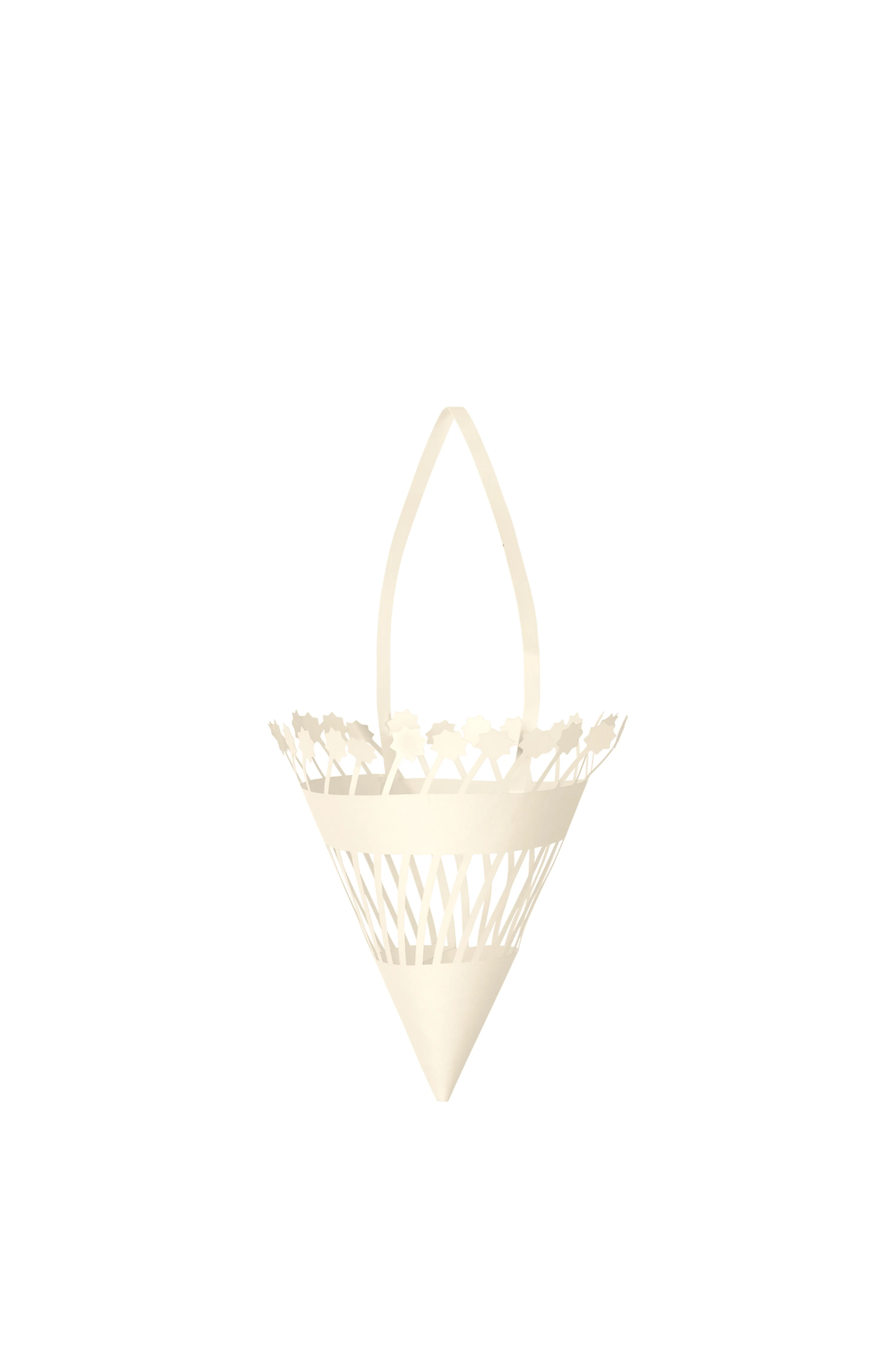 Zestaw dekoracji choinkowych CHRISTMAS PAPER CONES biały - Image 5
