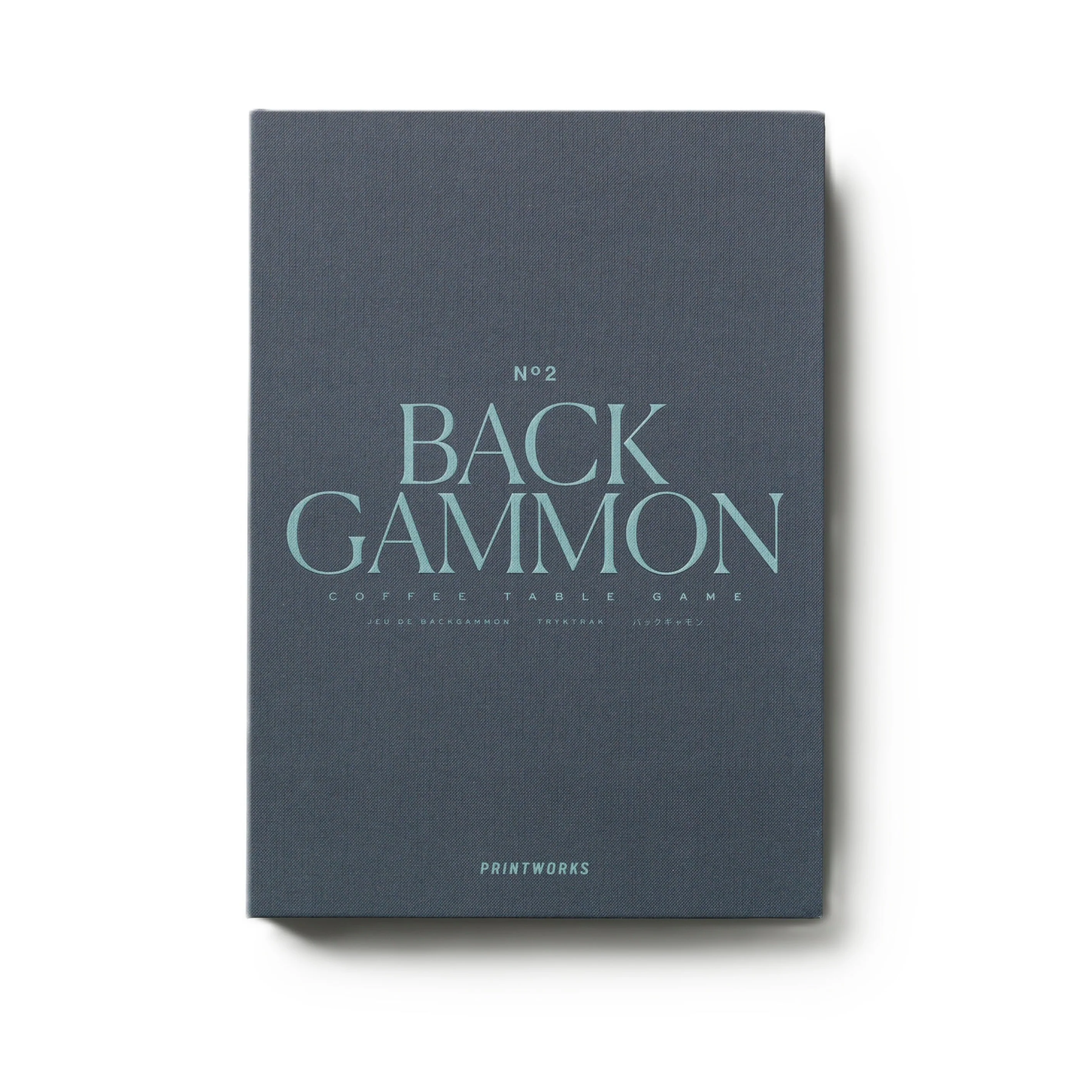 Zestaw do gry w backgammon BACKGAMMON CLASSIC szary - Image 3