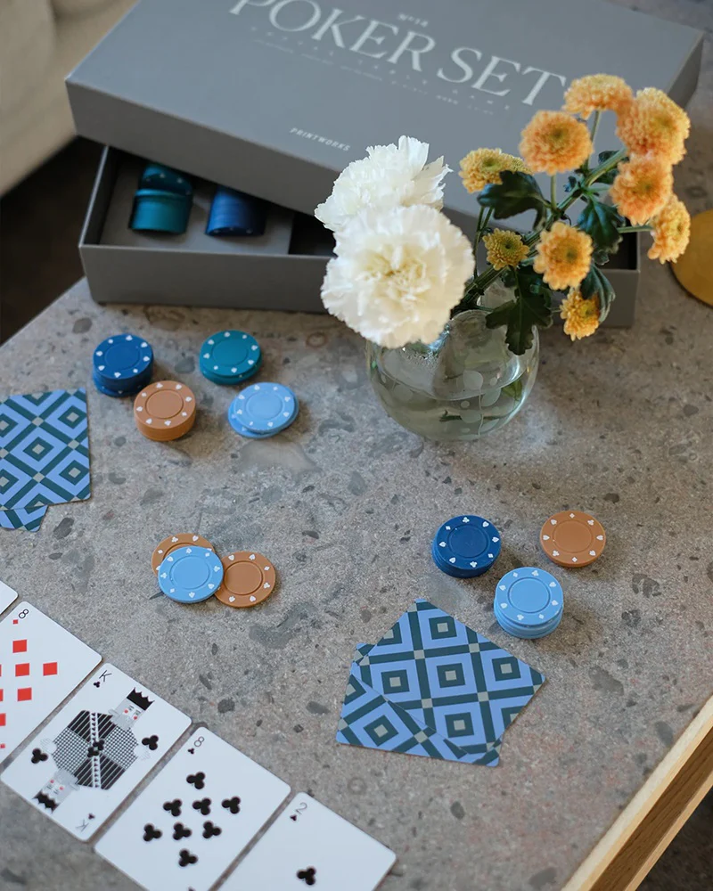 Zestaw do gry w pokera POKER SET szary - Image 3
