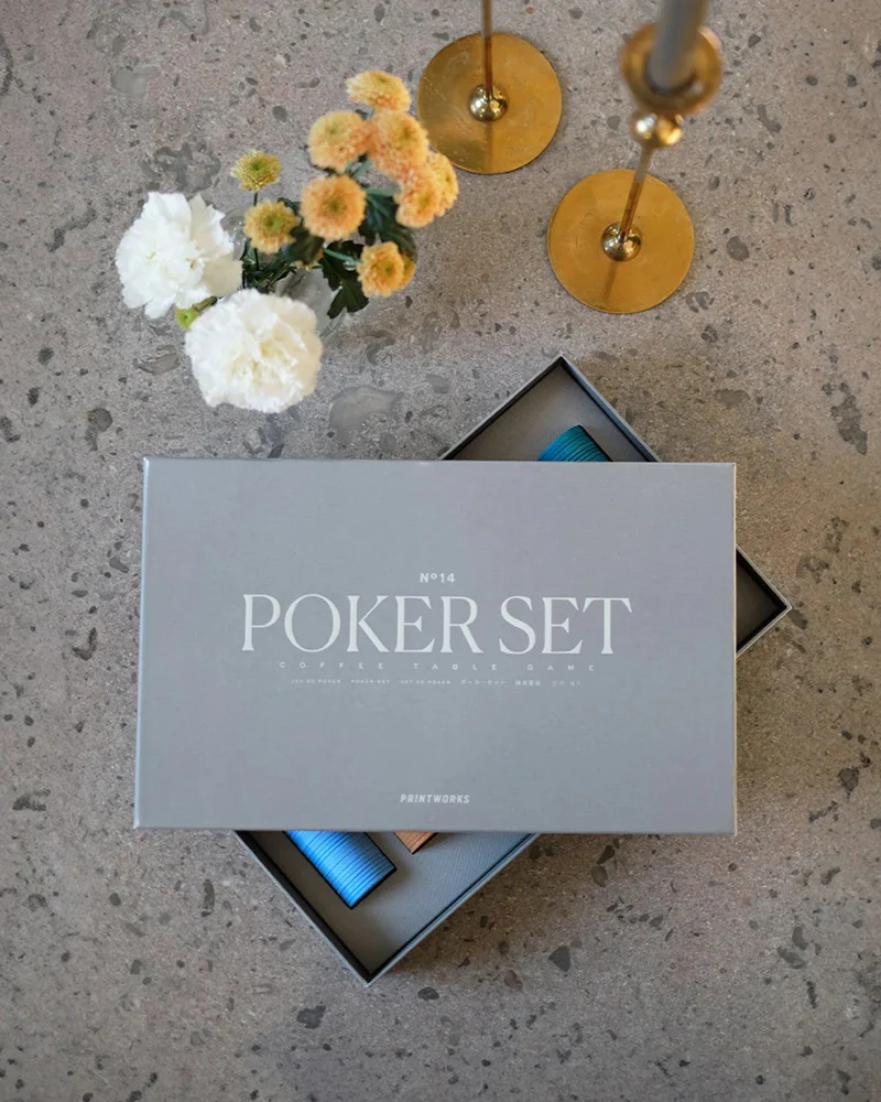 Zestaw do gry w pokera POKER SET szary - Image 4