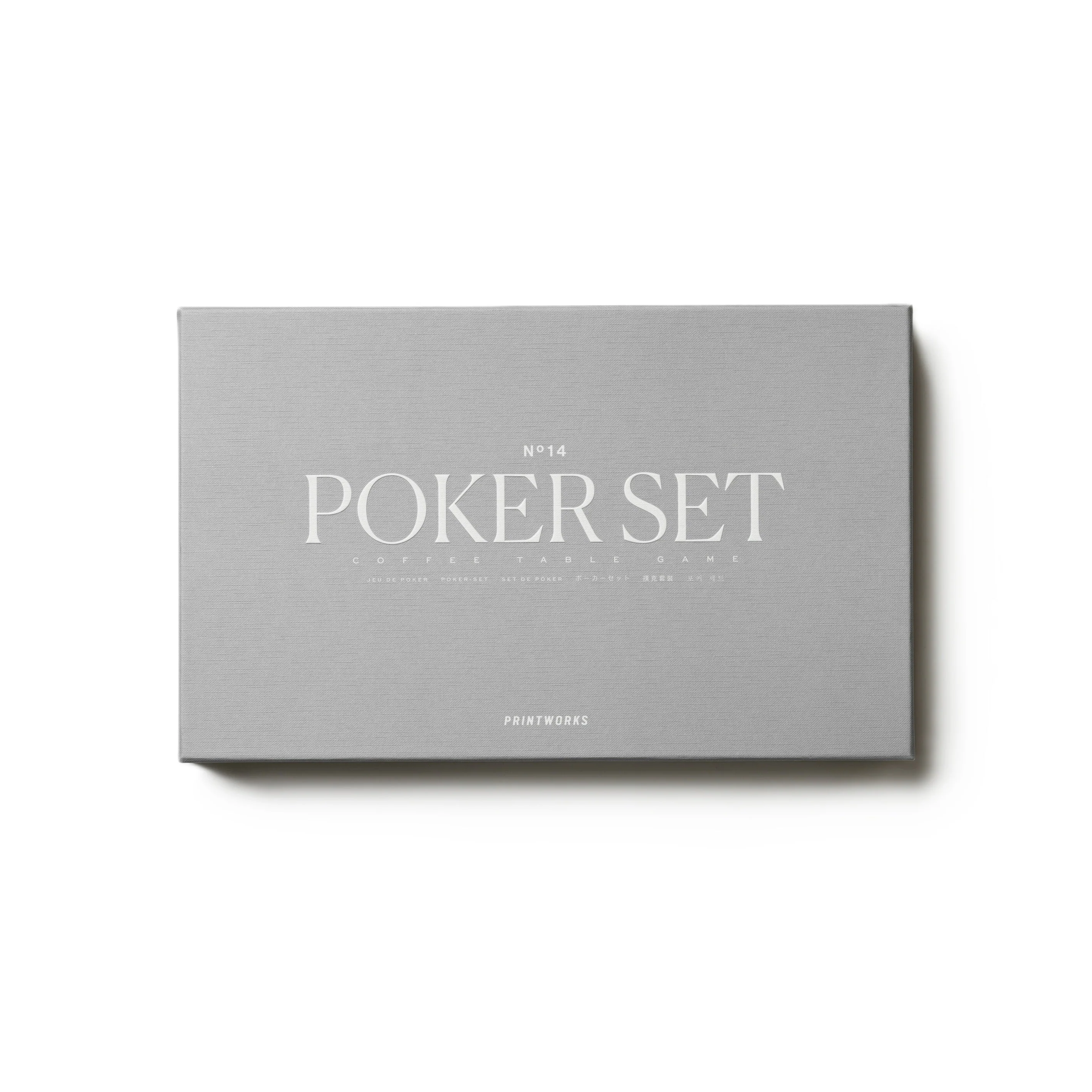 Zestaw do gry w pokera POKER SET szary - Image 6