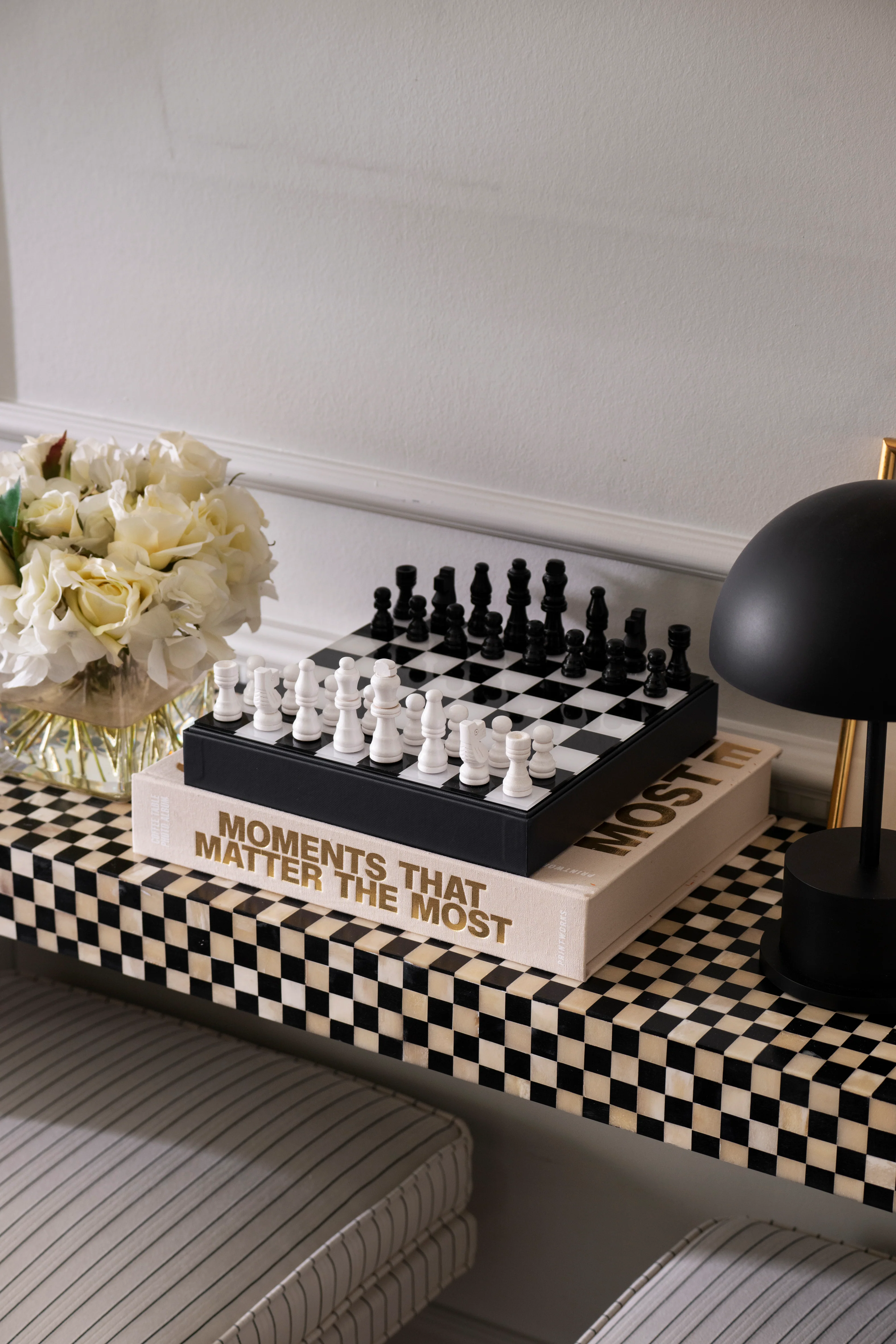Zestaw do gry w szachy ART OF CHESS granatowy - Image 2